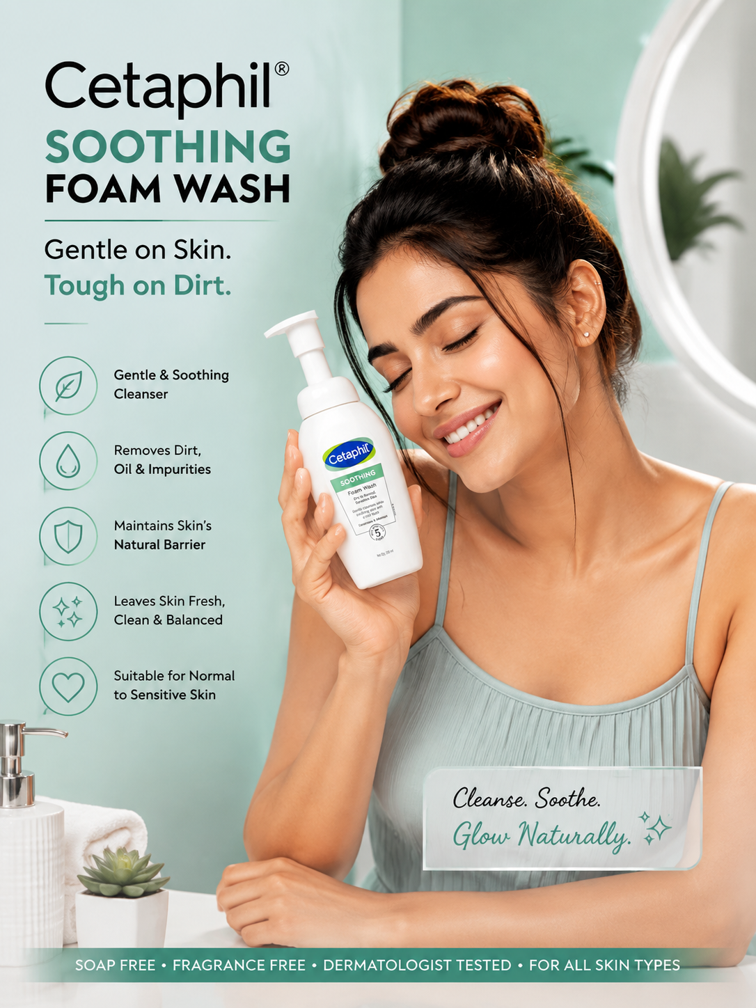 Cetaphil Soothing Foam Face Wash Review