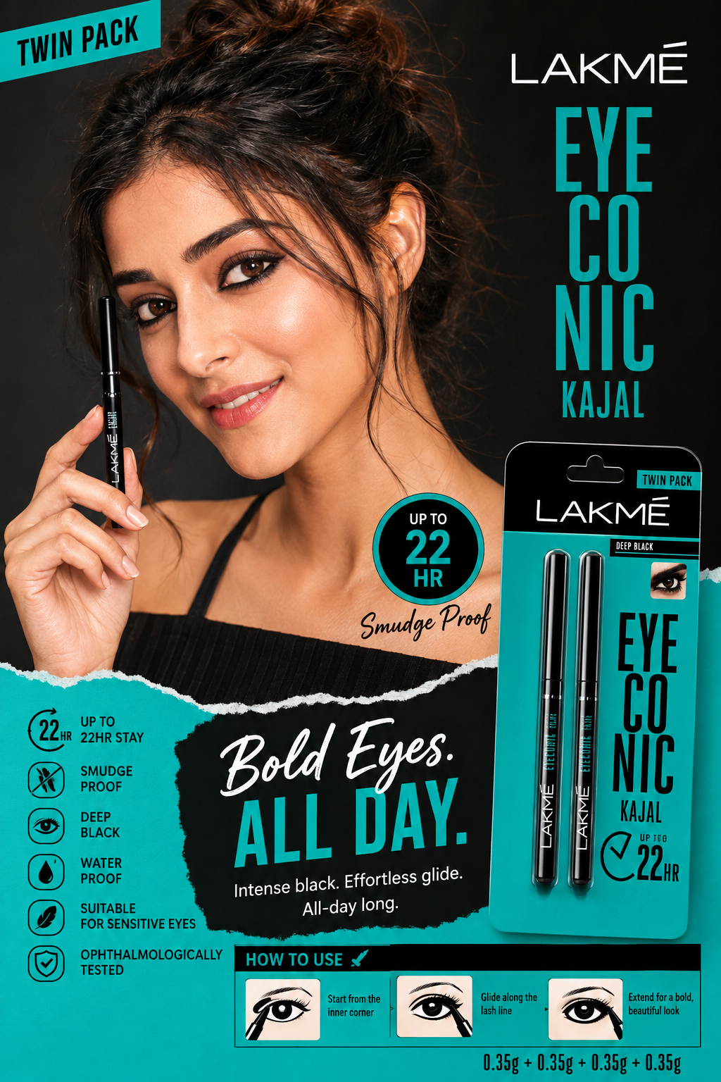 Lakme Eyeconic Kajal Twin Pack Review
