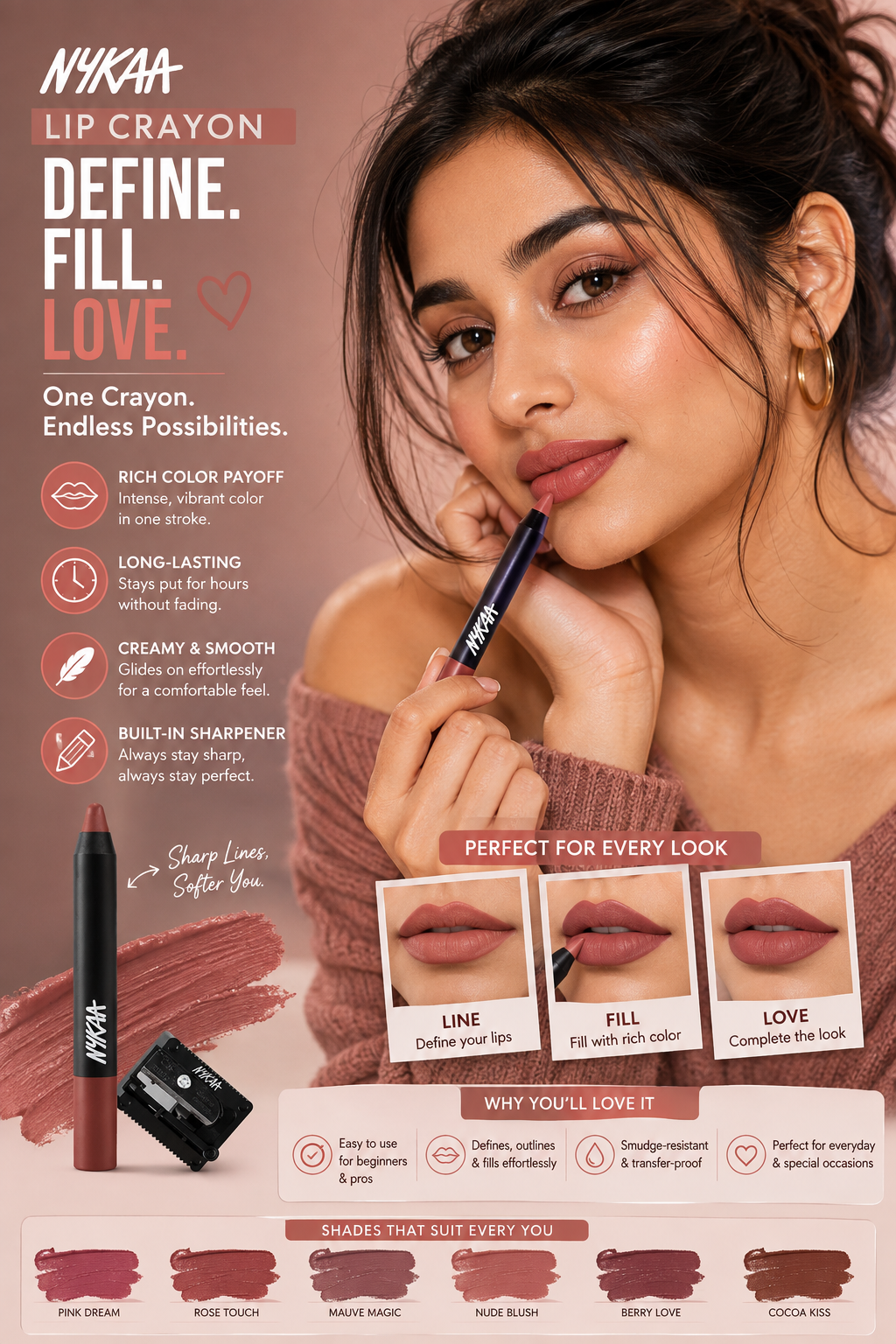MARS Long Lasting Lip Crayon Review