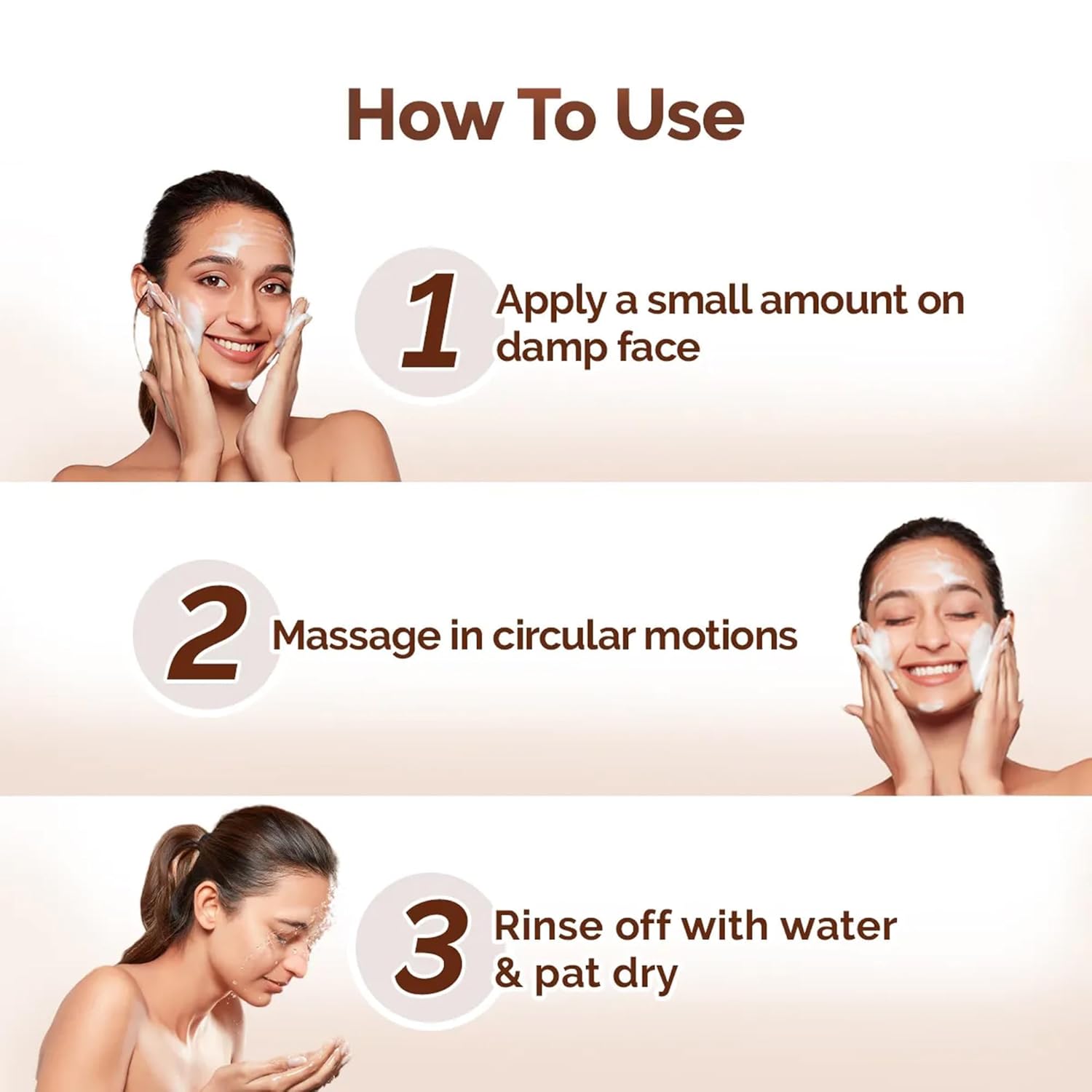 🧴 How to Use Mamaearth Rice Face Wash