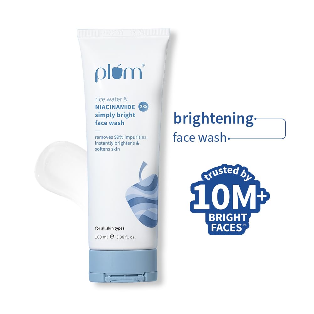 Plum 2% Niacinamide & Rice Water Face Wash