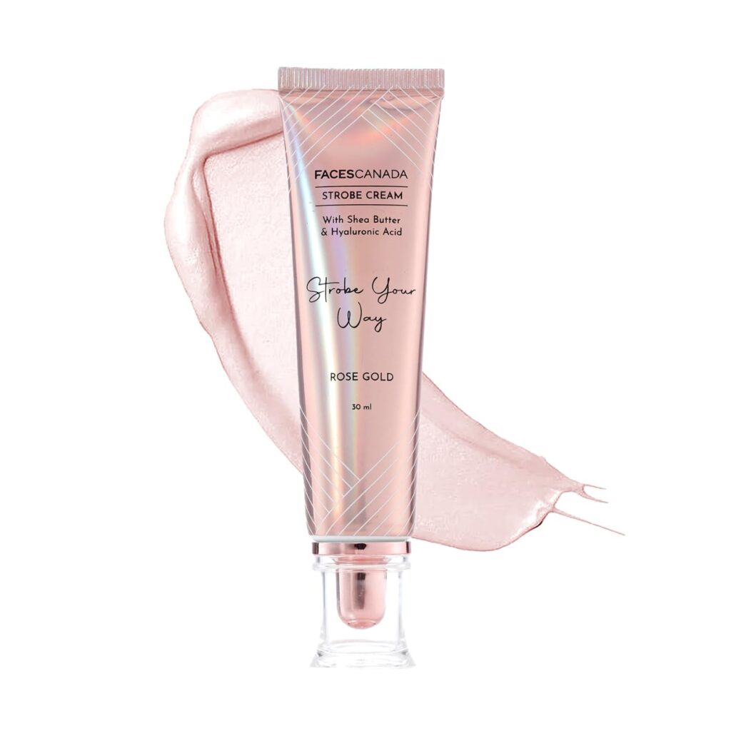 
Click to see full view
 Ask Rufus

Can it be used as a primer?
 
Does it contain any parabens?
 
Is this product vegan?
 
Ask something else
FACESCANADA Strobe Cream - Rose Gold, 30Ml | Primer
