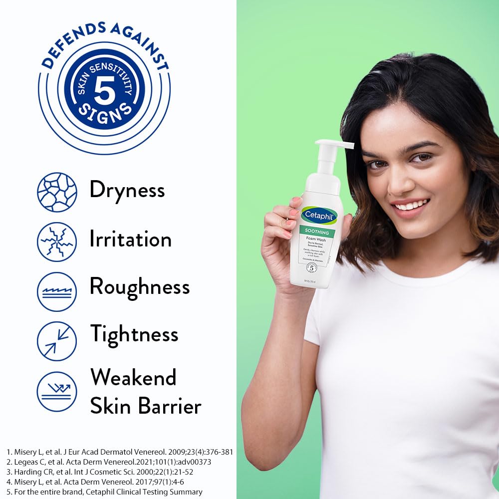 Cetaphil Soothing Foam Face Wash