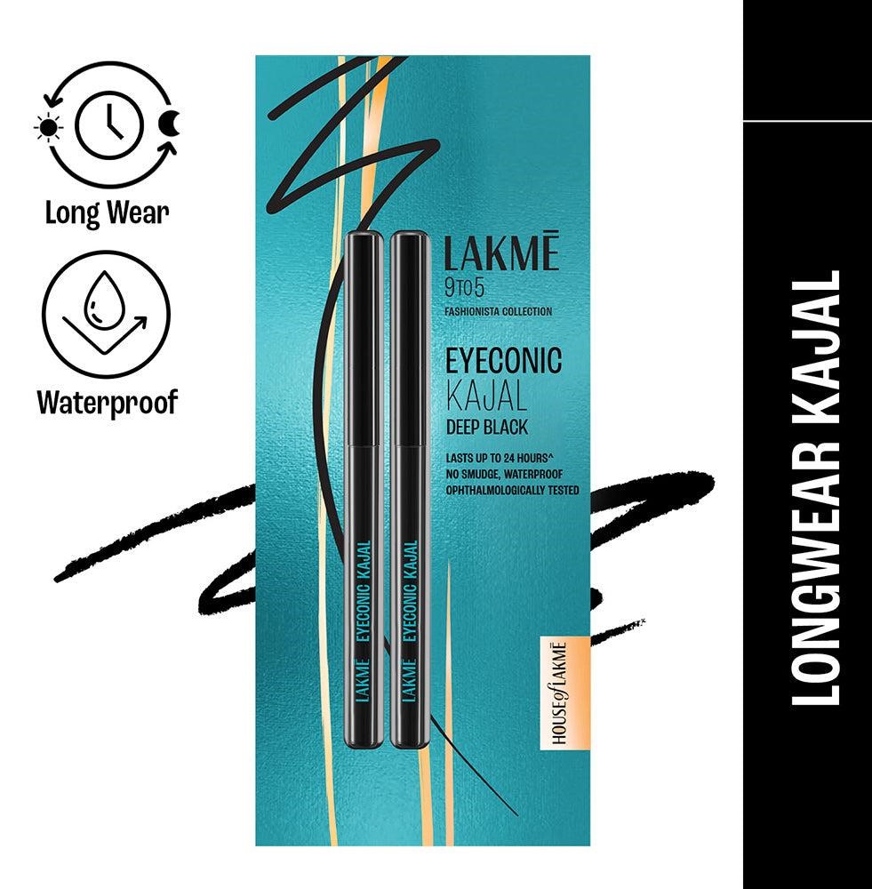 Lakme Eyeconic Kajal Twin Pack