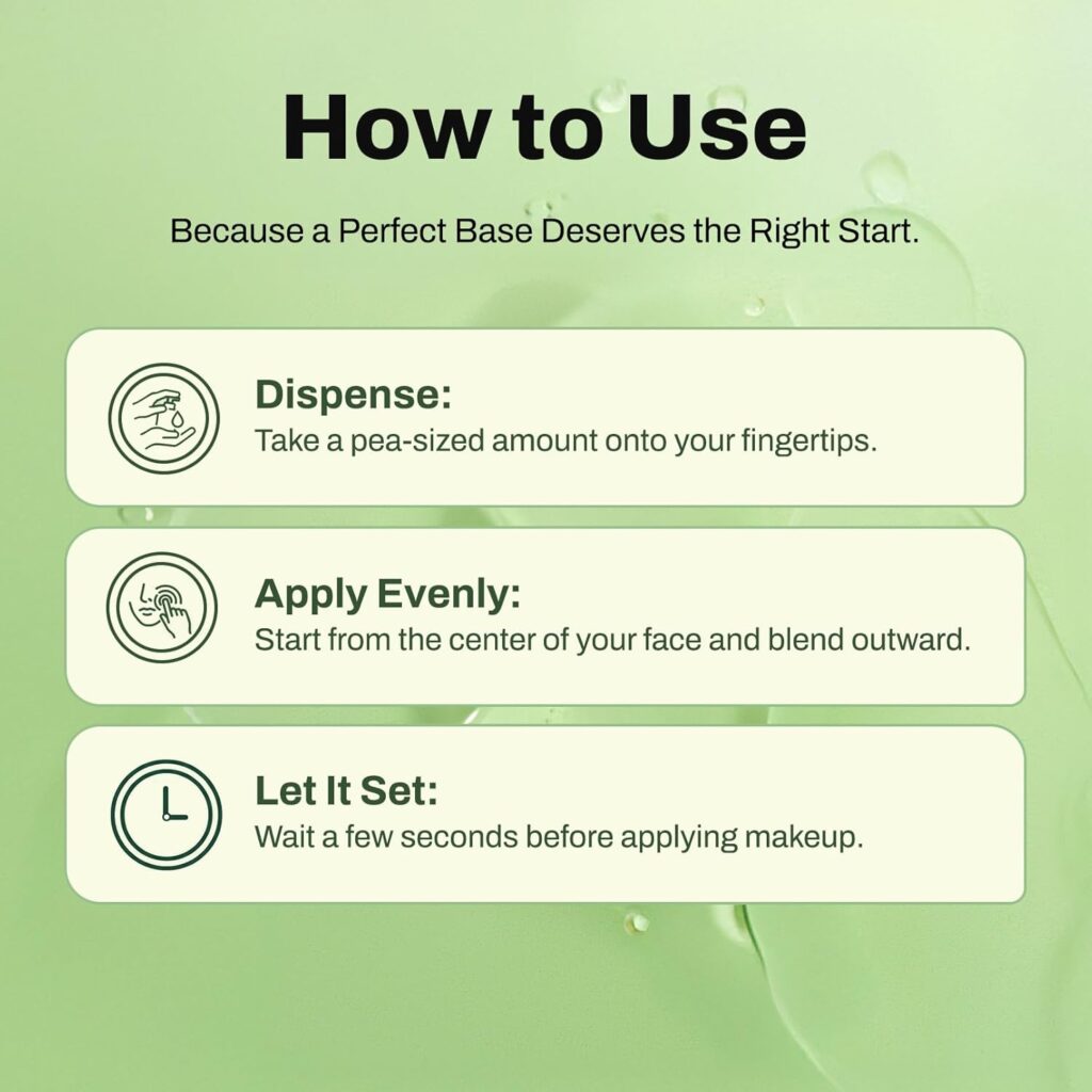 MARS Glow O' Clock Gel Primer for Face Makeup