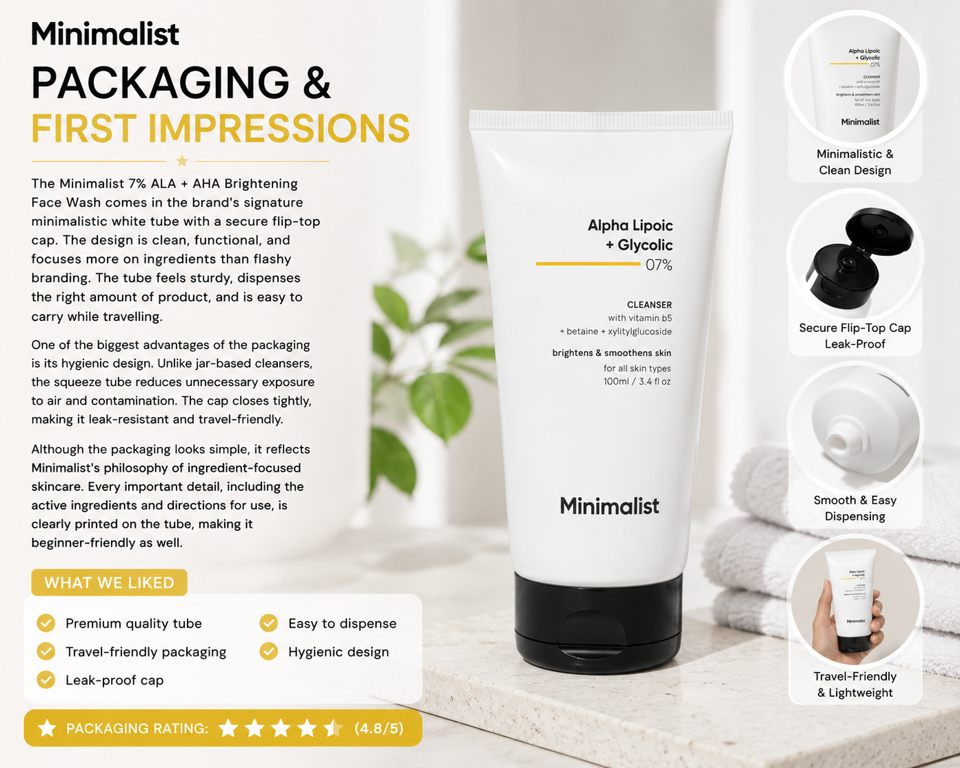 ⭐ Packaging & First Impressions