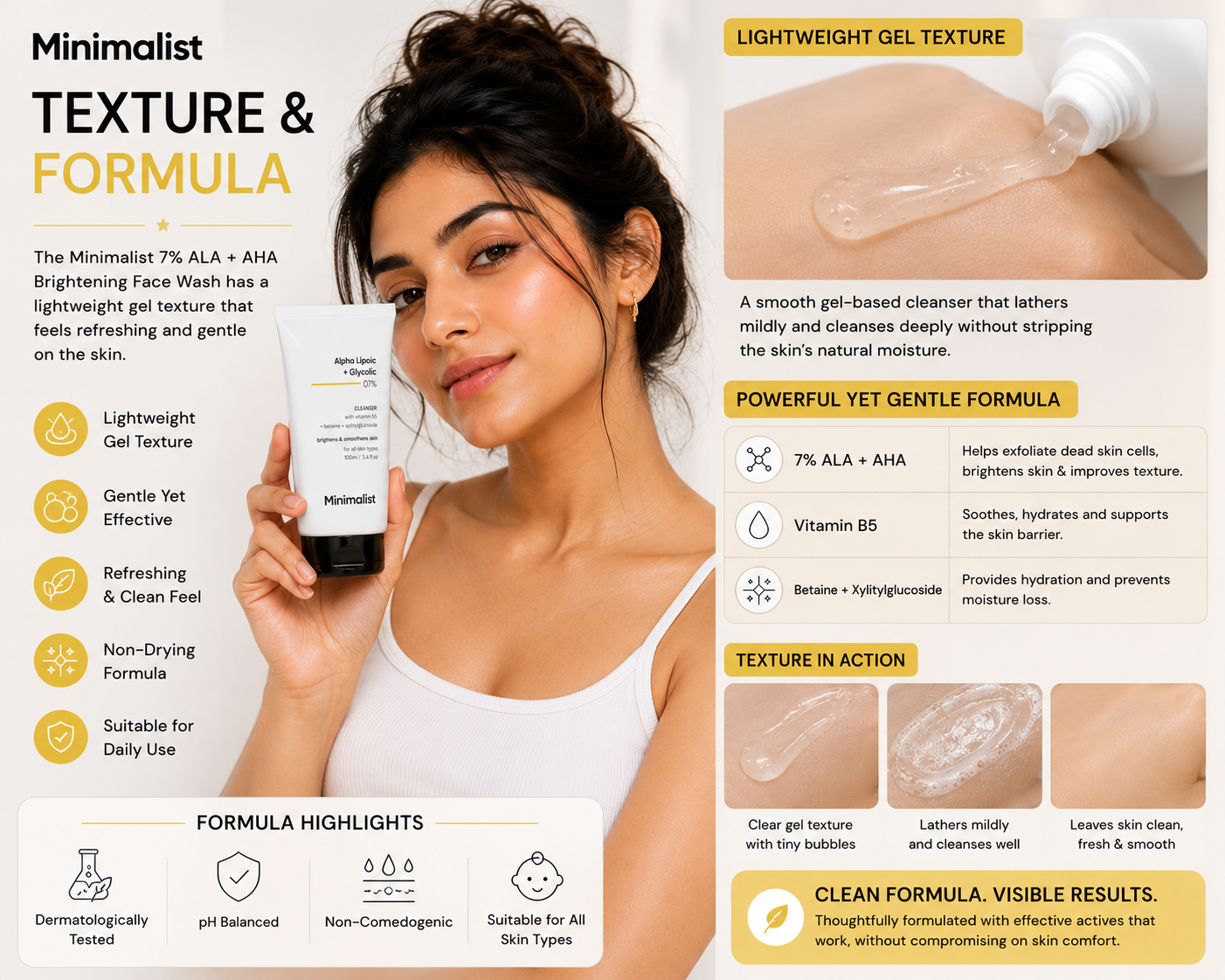 ⭐ Texture & Formula
