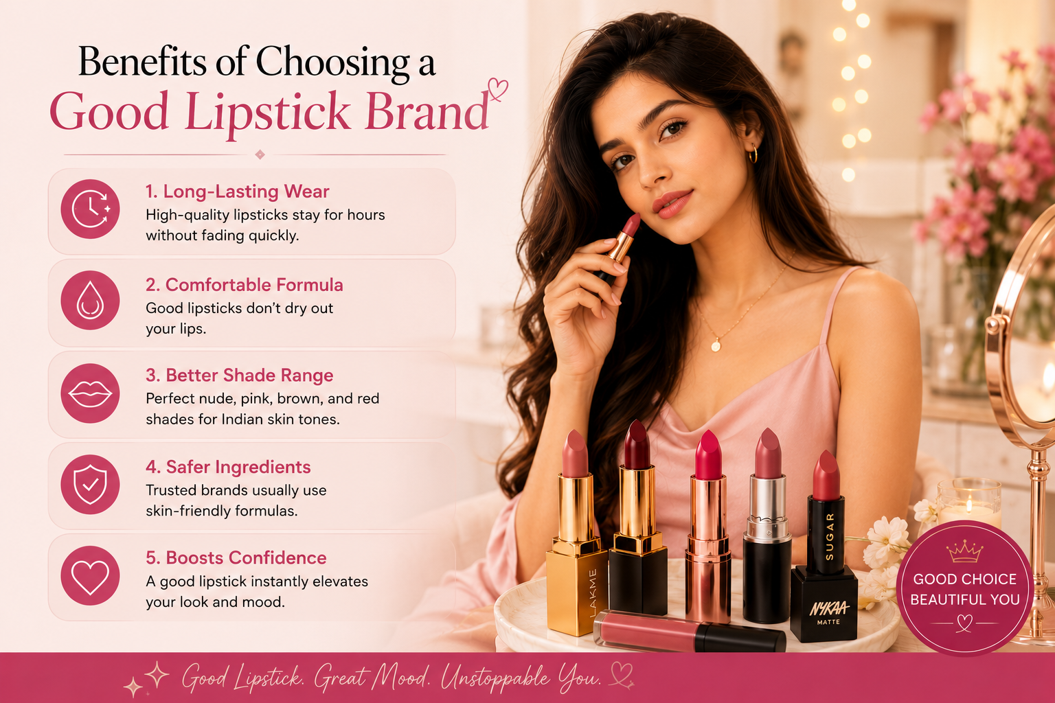 Benefits of Choosing a Good Lipstick Brand
