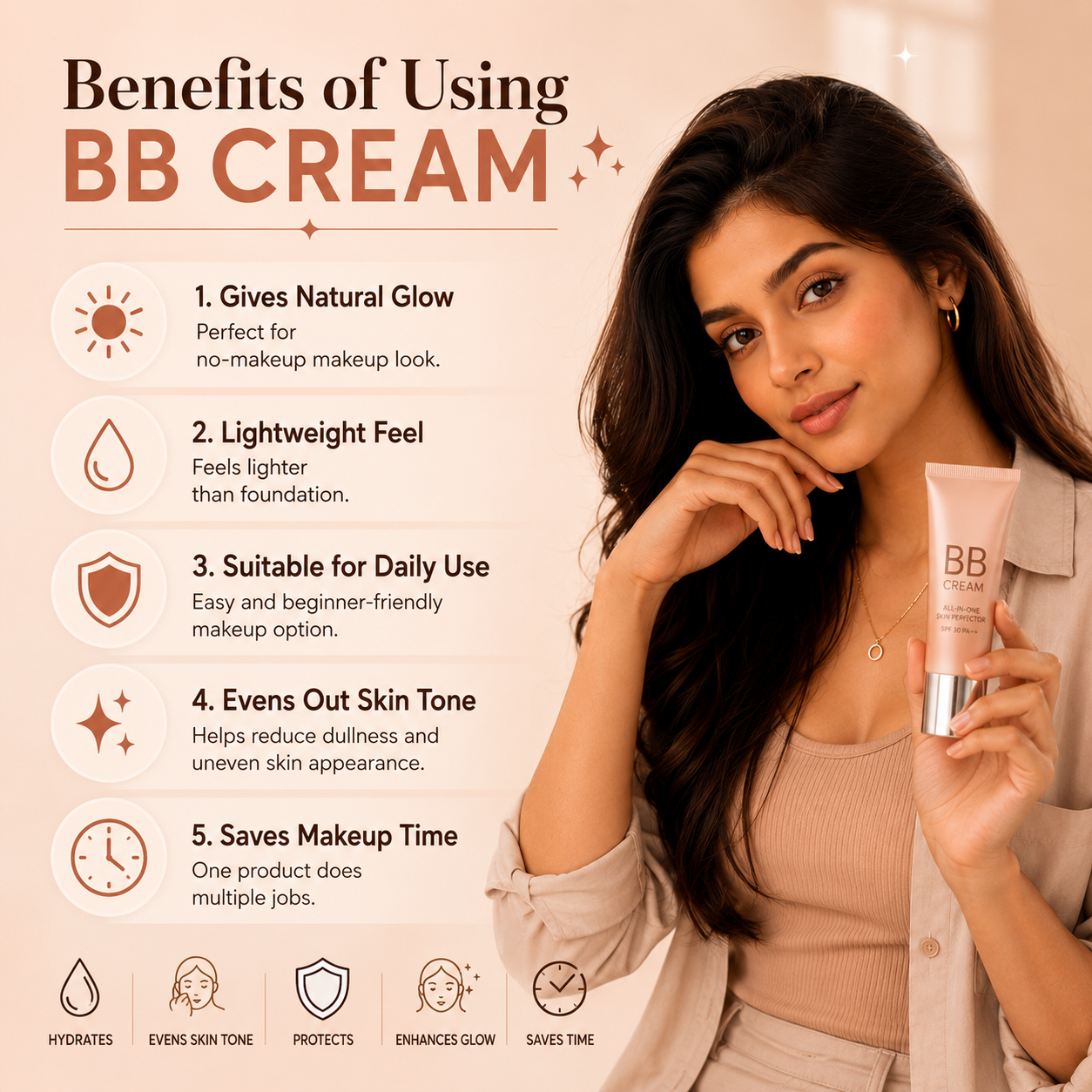Benefits of Using BB Cream ✨