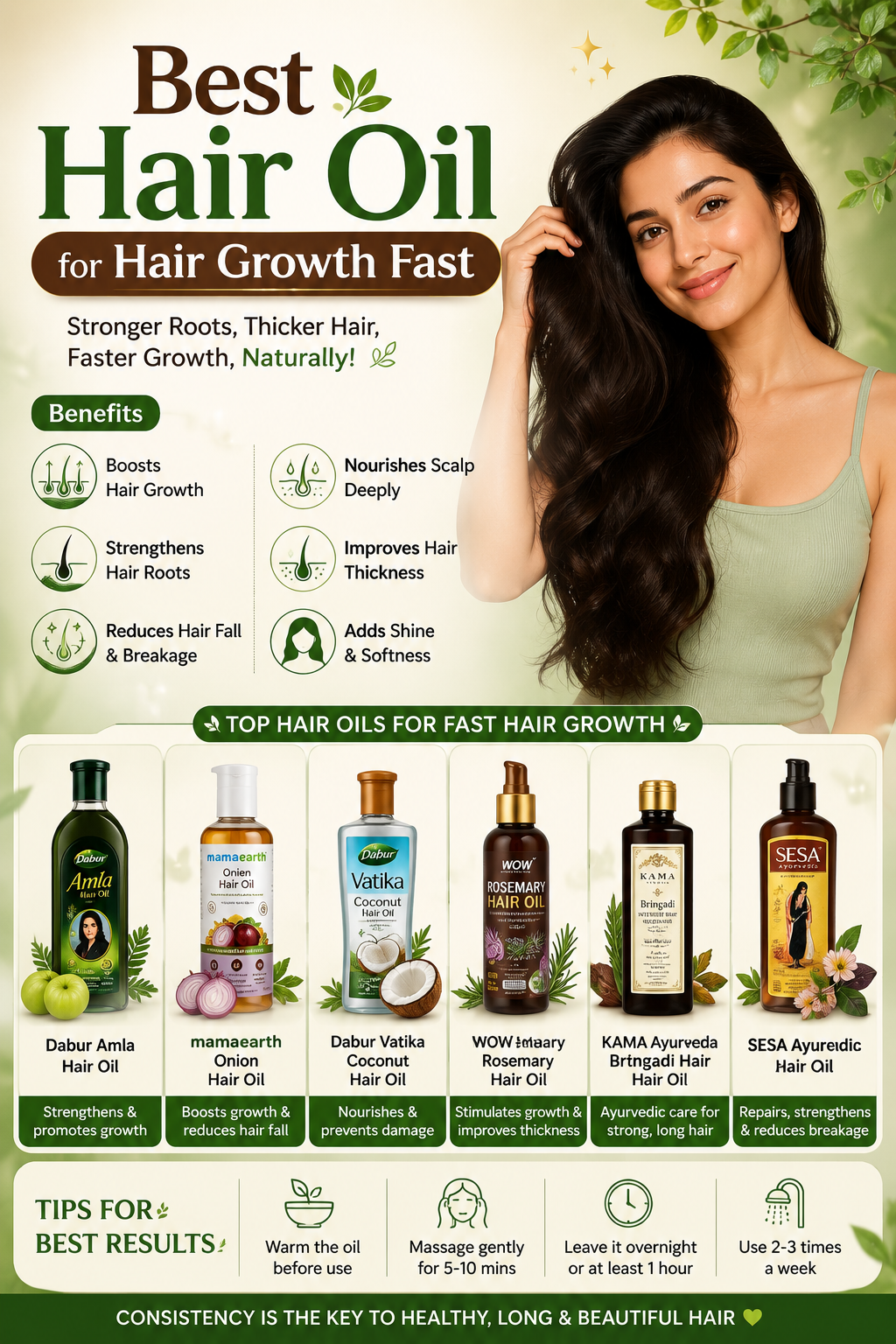 Best Hair Oil for Hair Growth Fast