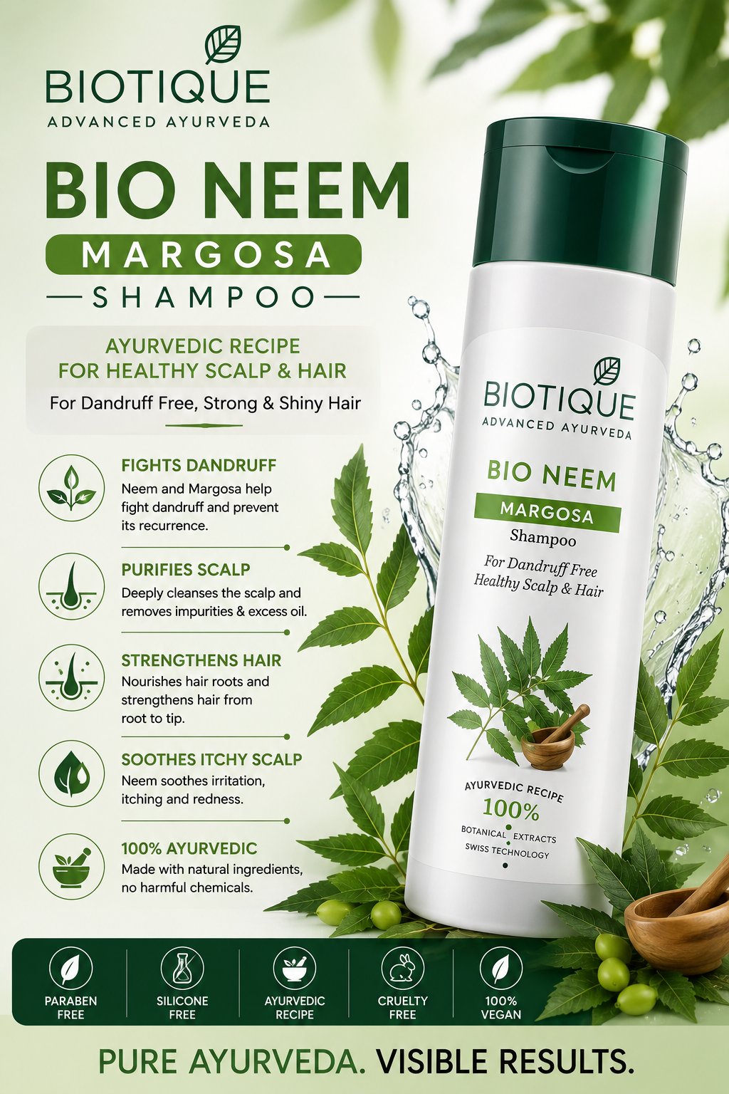 Biotique Bio Neem Margosa Shampoo
