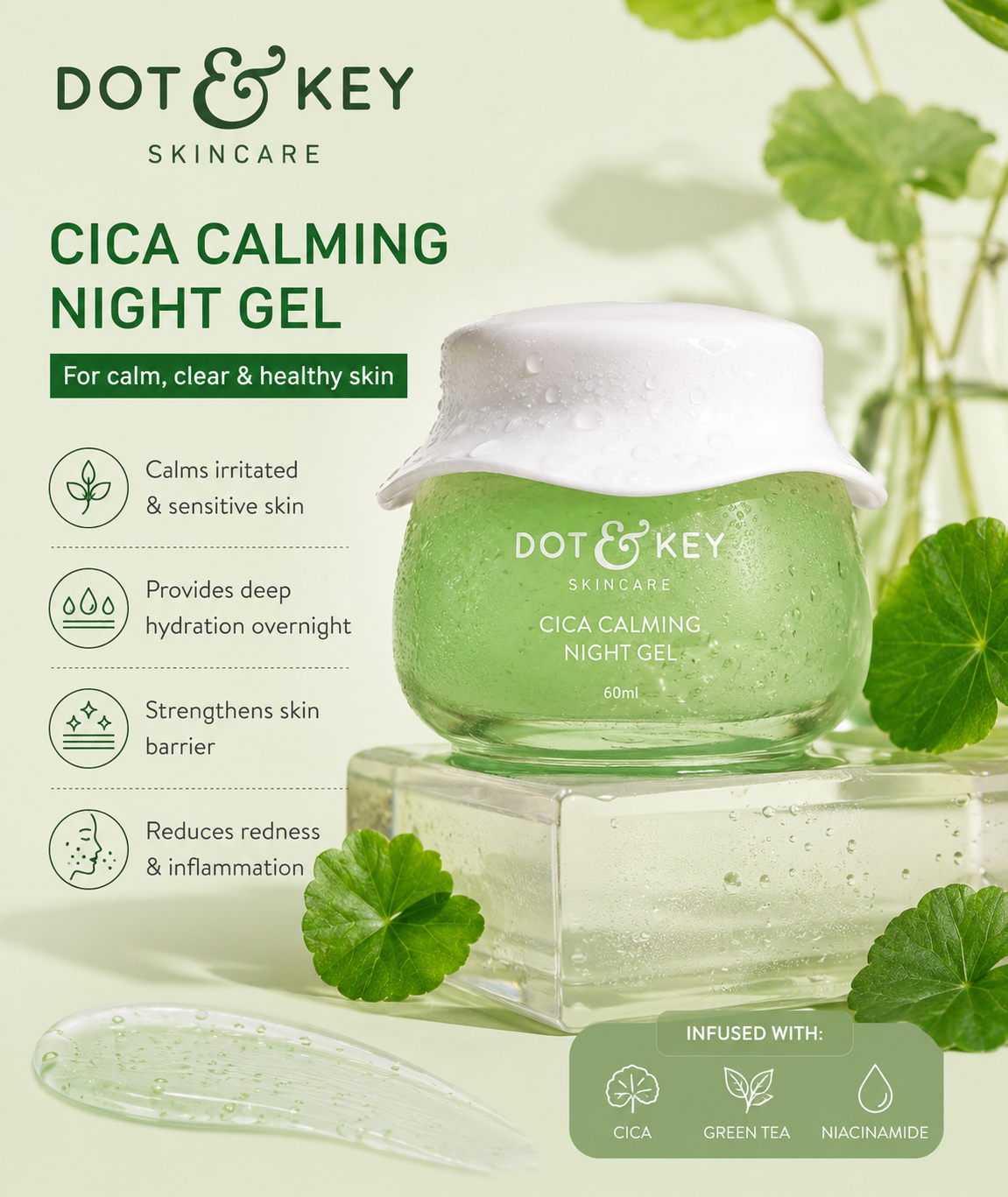 Dot & Key Cica Calming Night Gel