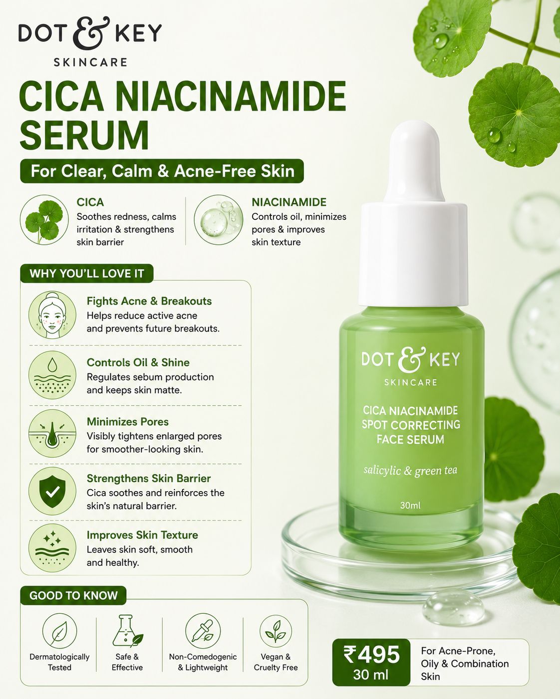 Dot & Key Cica Niacinamide Serum
