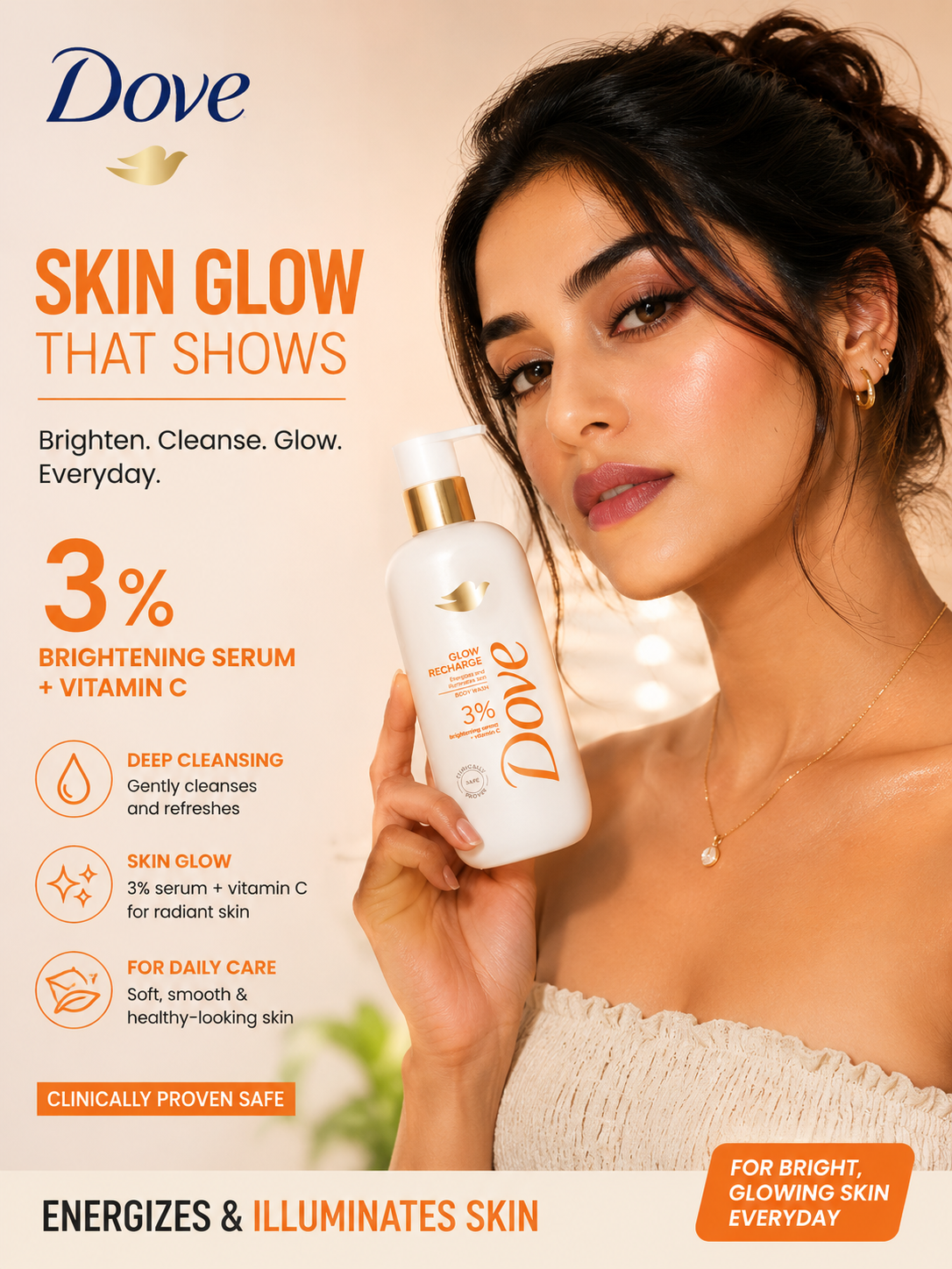 Dove Glow Recharge Serum Body Wash Review