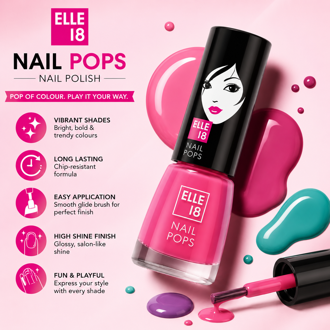 Elle 18 Nail Pops Nail Polish