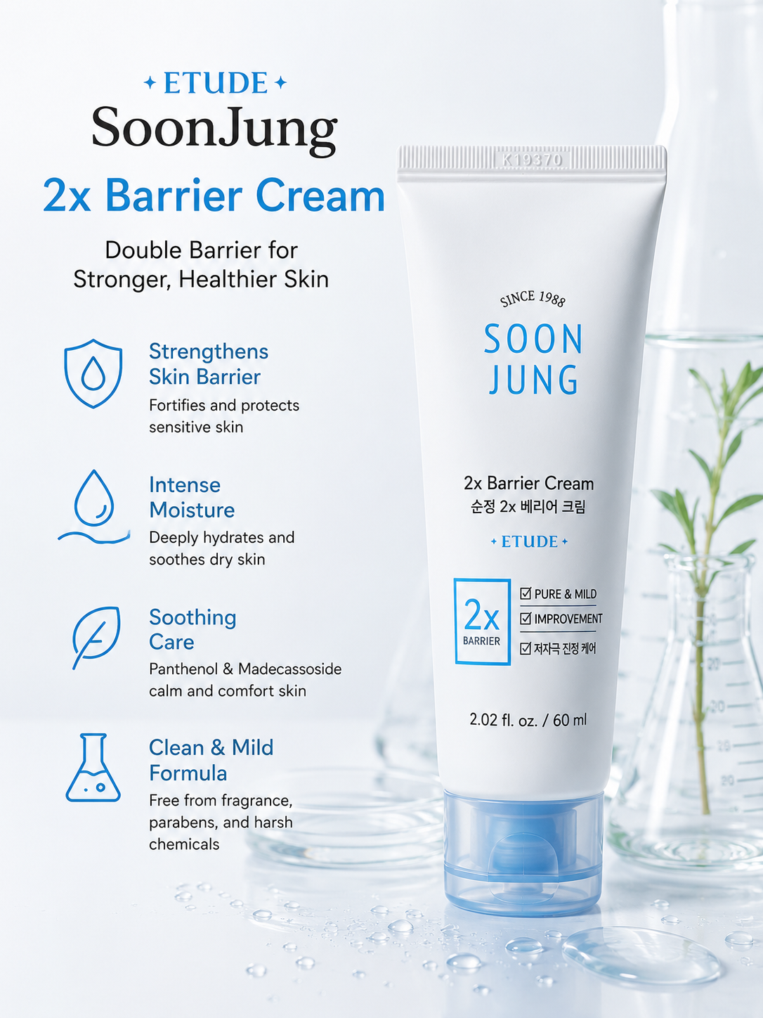 Etude House SoonJung 2x Barrier Cream