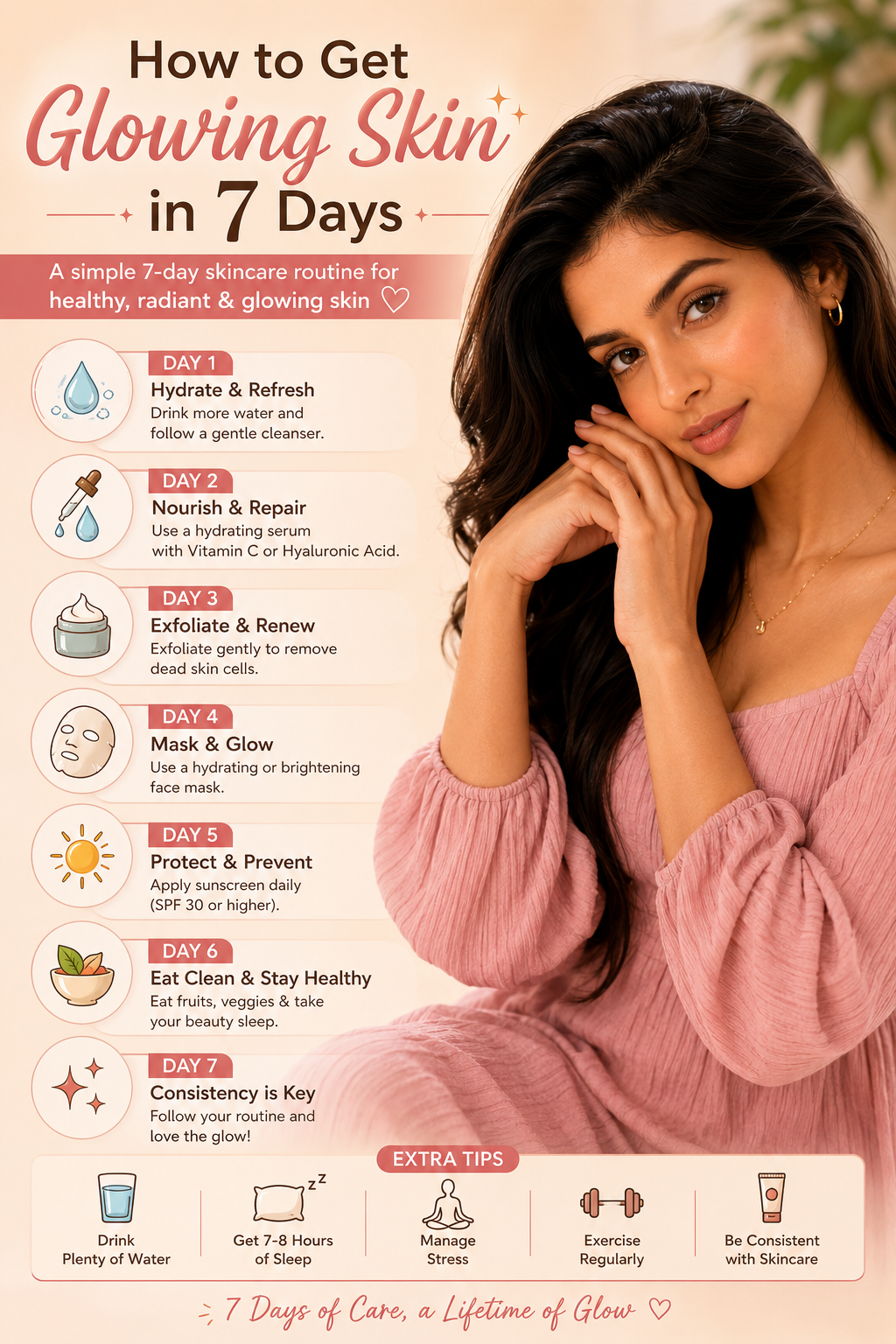 How to Get Glowing Skin in 7 Days