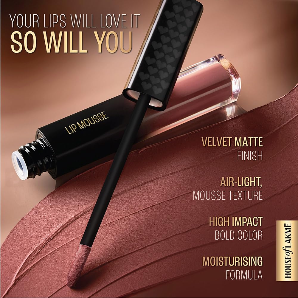 LAKMÉ Absolute Sheer Lip Mousse Lipstick 304 Chocolate