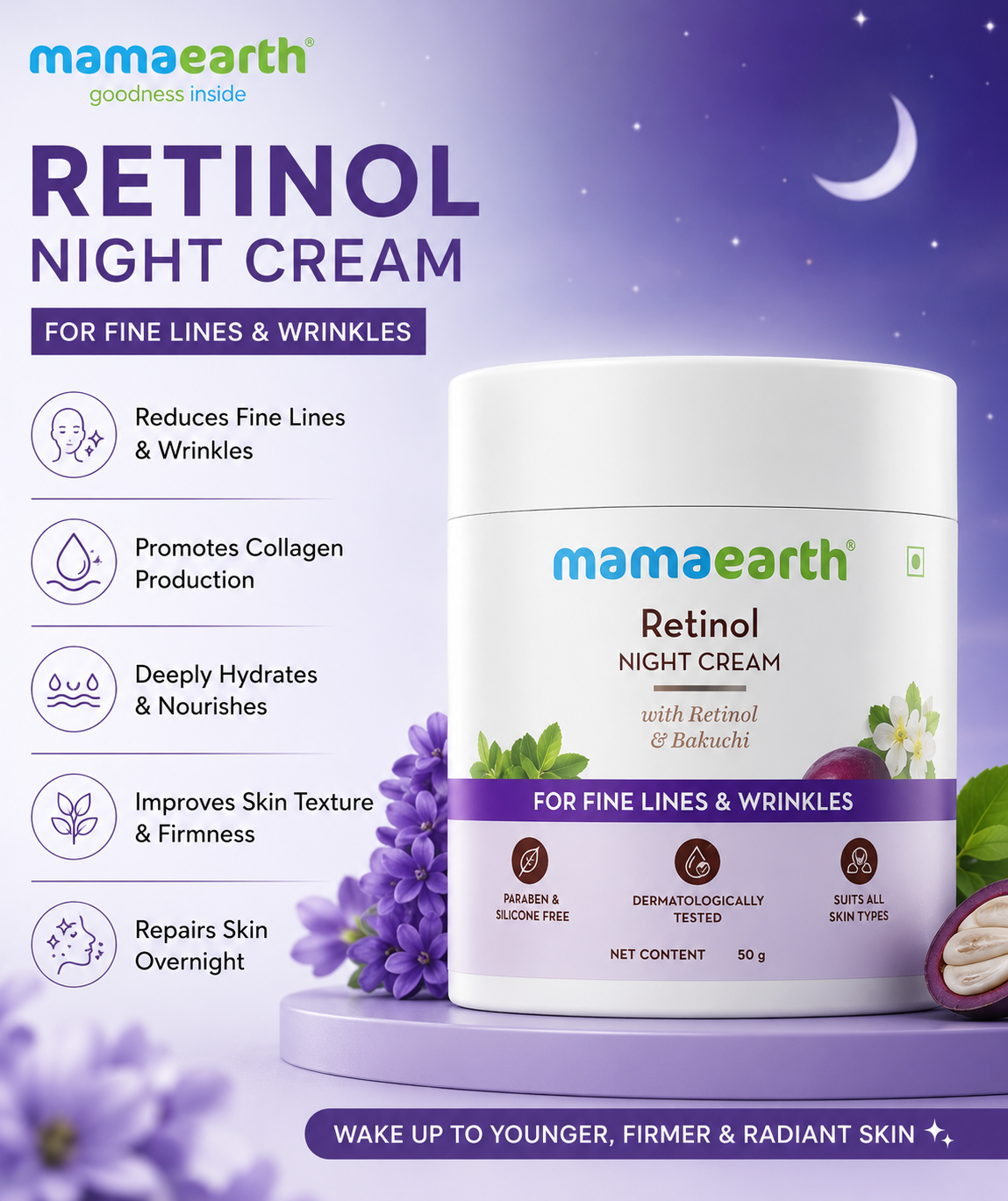 Mamaearth Retinol Night Cream
