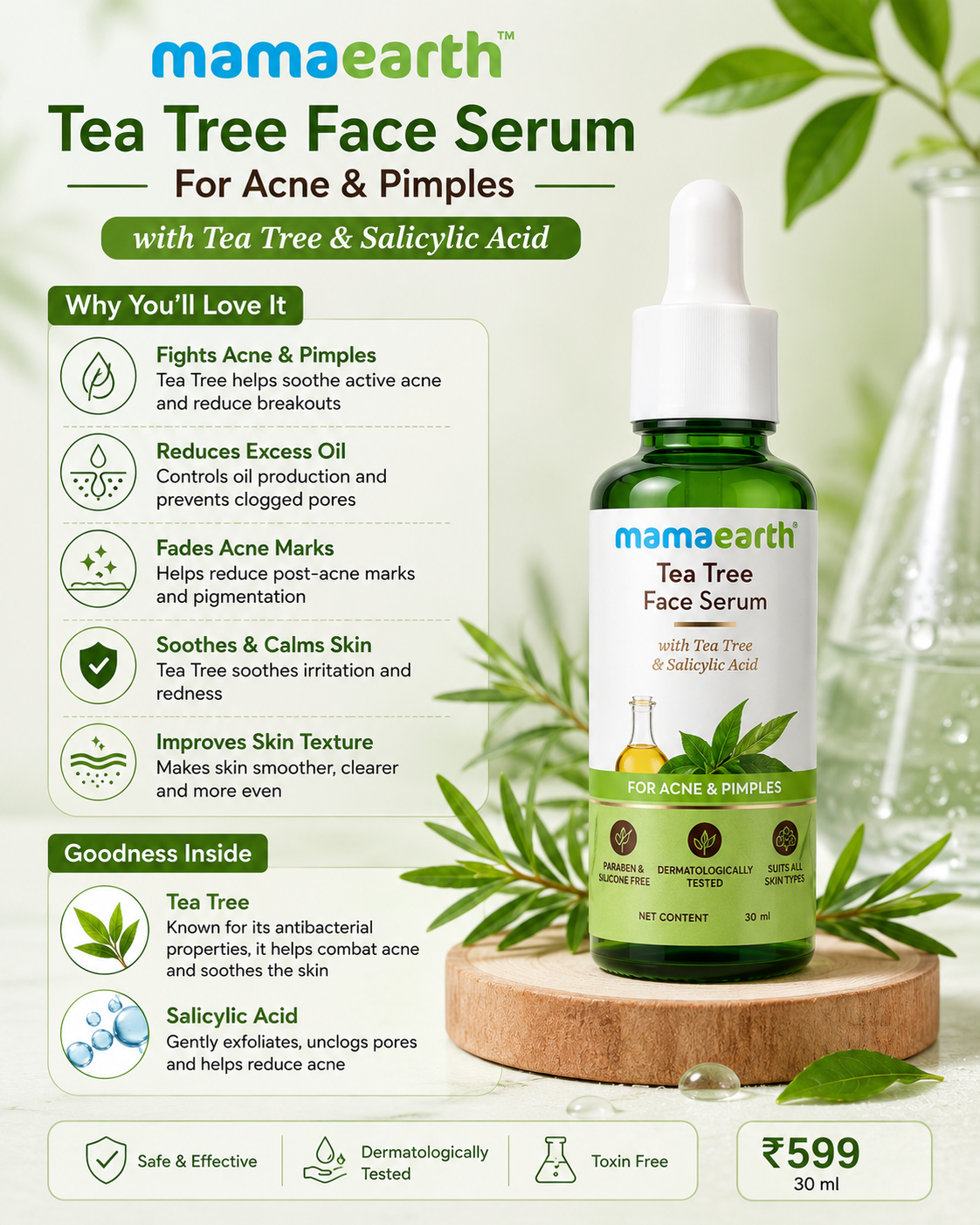 Mamaearth Tea Tree Face Serum
