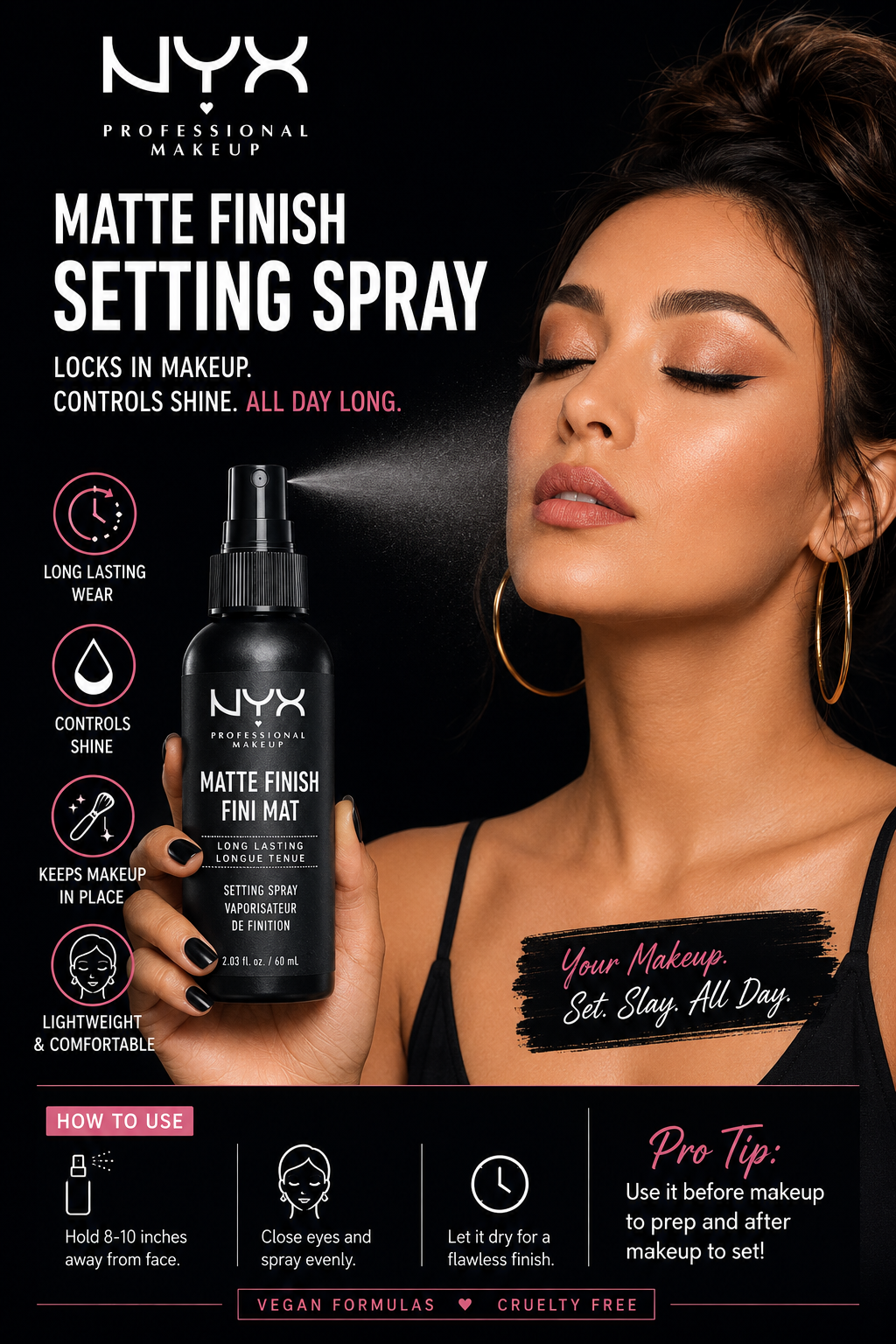 NYX Professional Makeup Matte Finish Setting Spray