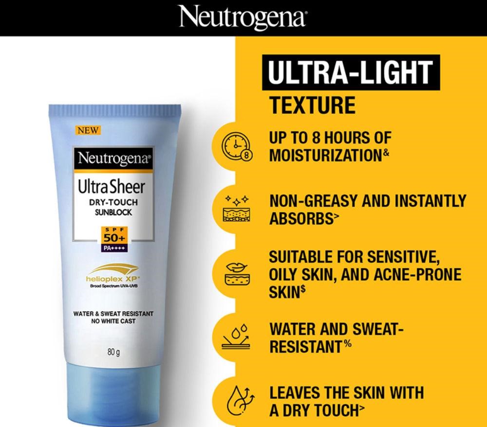 Neutrogena Ultra Sheer Dry-Touch Sunscreen