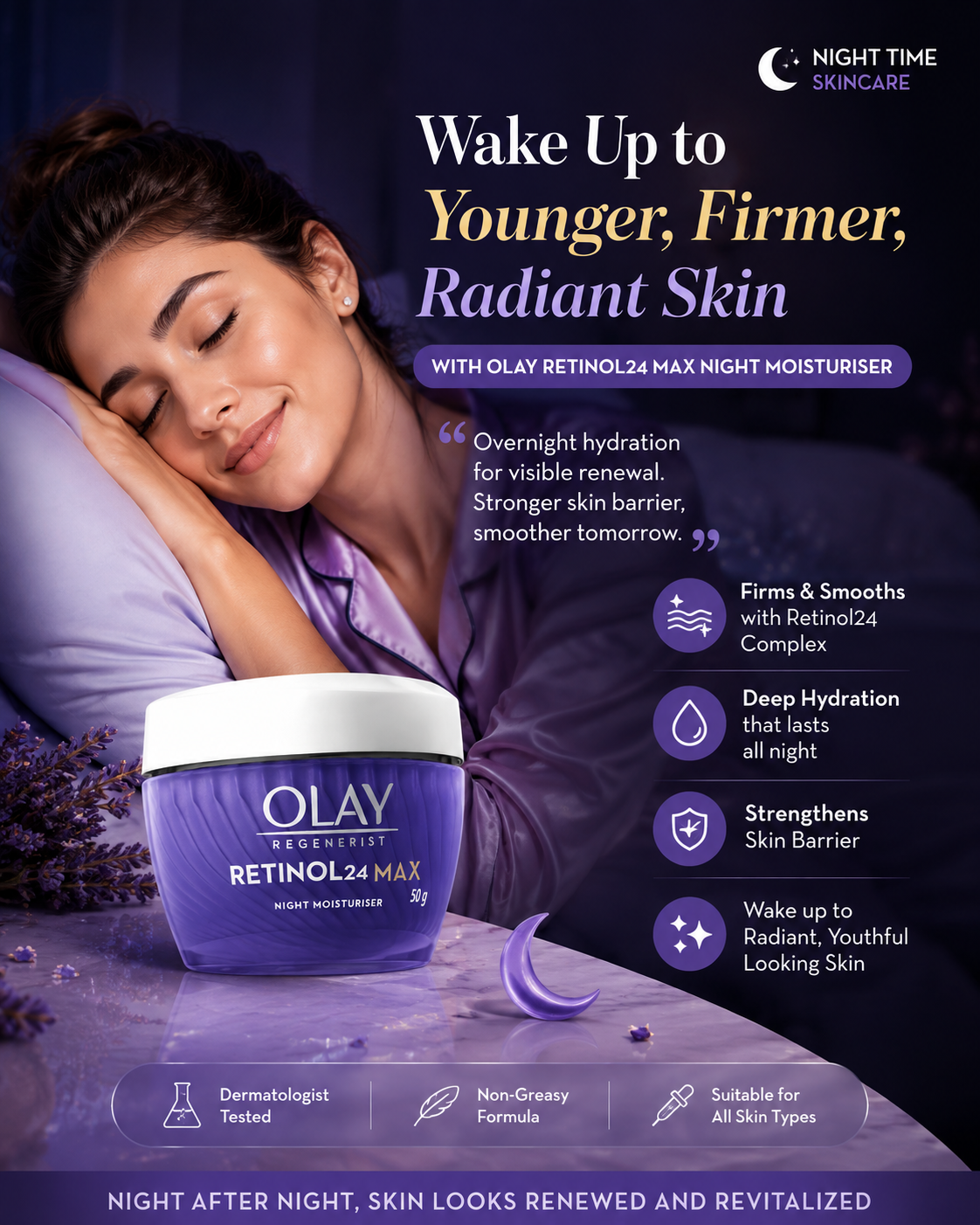 Olay Retinol 24 Max Anti-Ageing Night Cream