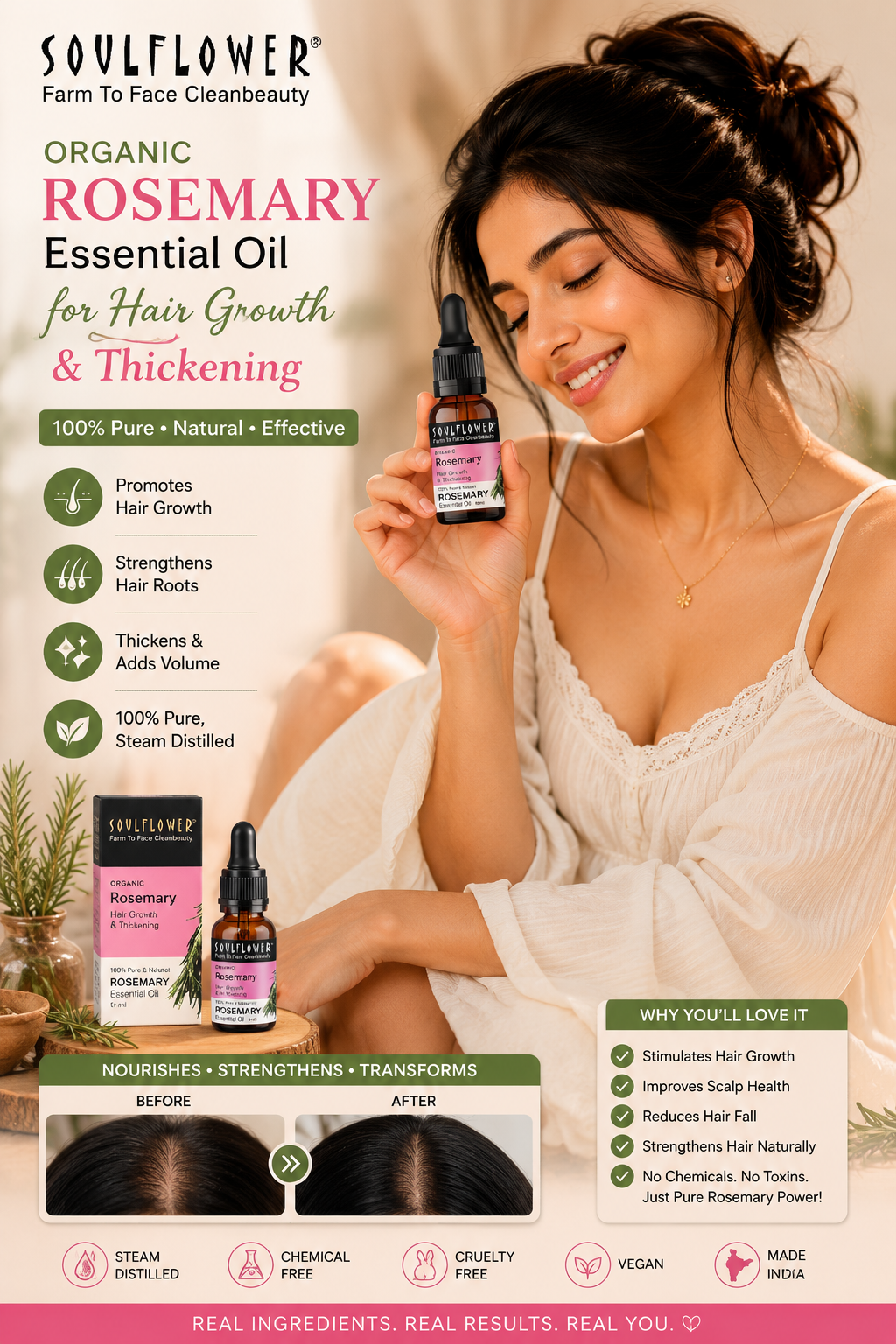 Soulflower Rosemary Essential Oil Review