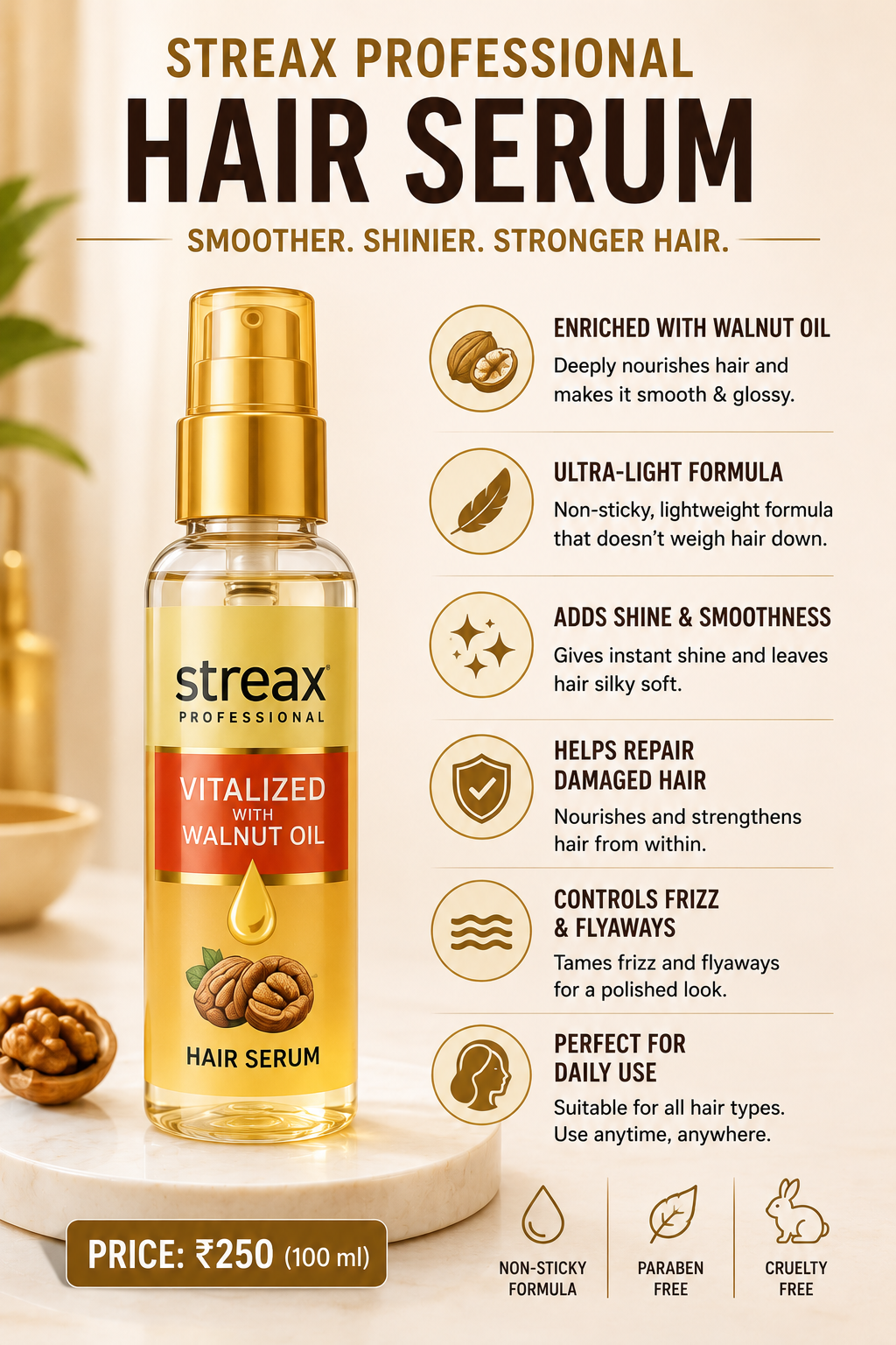 Streax Professional Hair Serum
