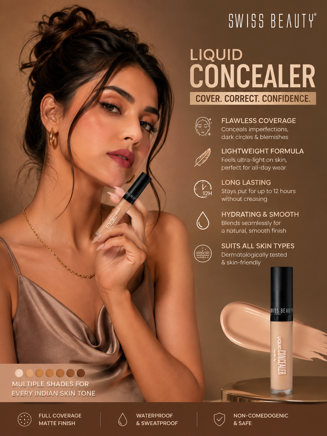 Swiss Beauty Liquid Light Weight Concealer