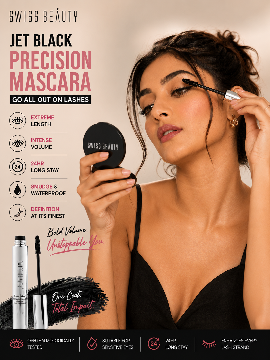 Swiss Beauty Waterproof Volume Mascara