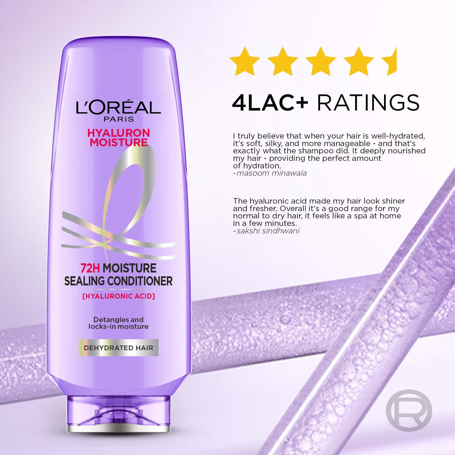 L'Oreal Paris Hyaluron Moisture 72H Conditioner Performance Rating