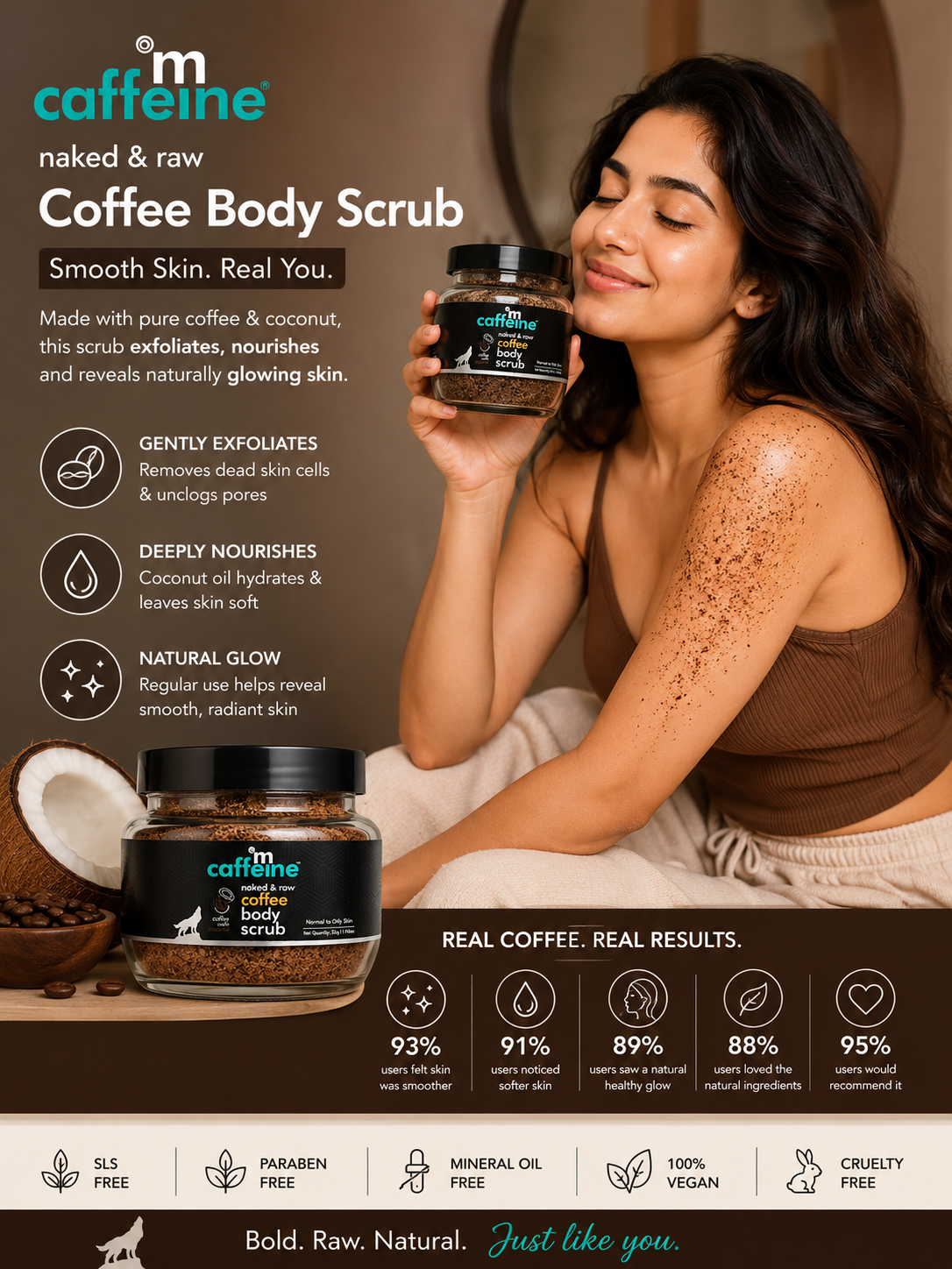 mCaffeine Body Scrub Review