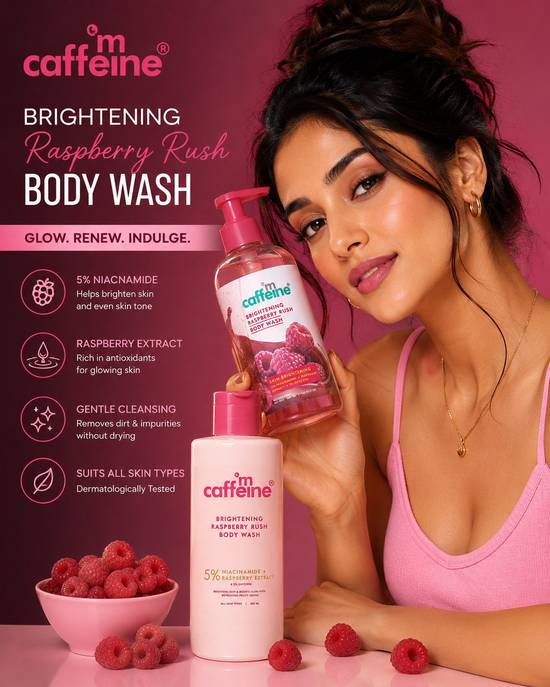 mCaffeine Brightening Body Wash Review