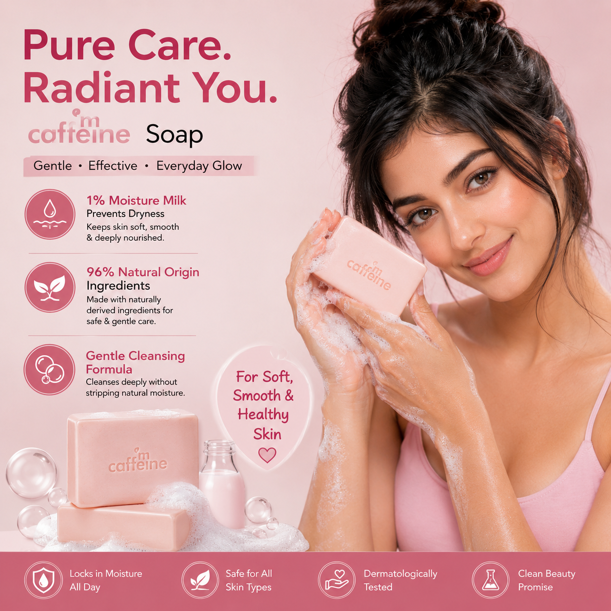mCaffeine Brightening Tan Removal Soap Review