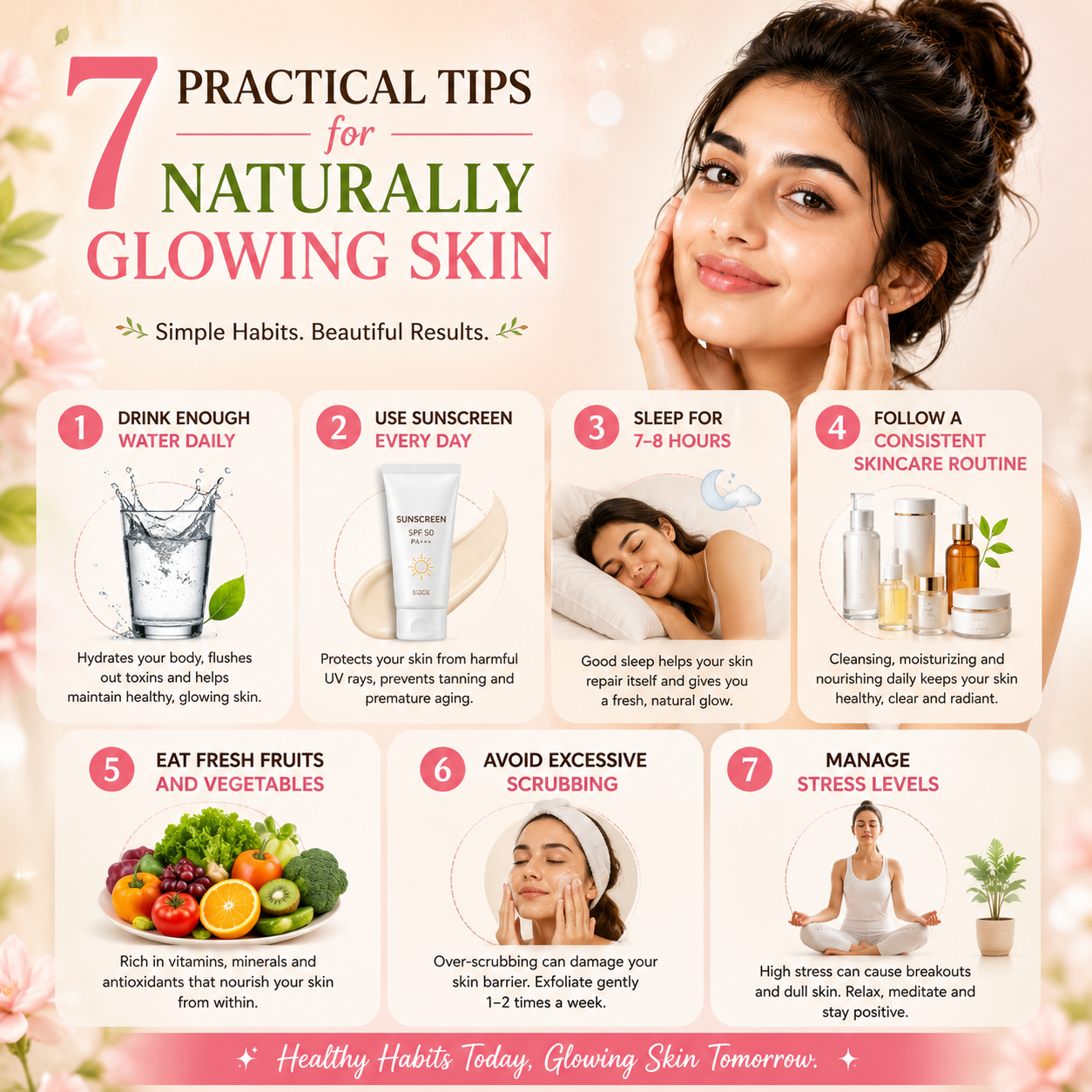 7 Practical Tips for Naturally Glowing Skin