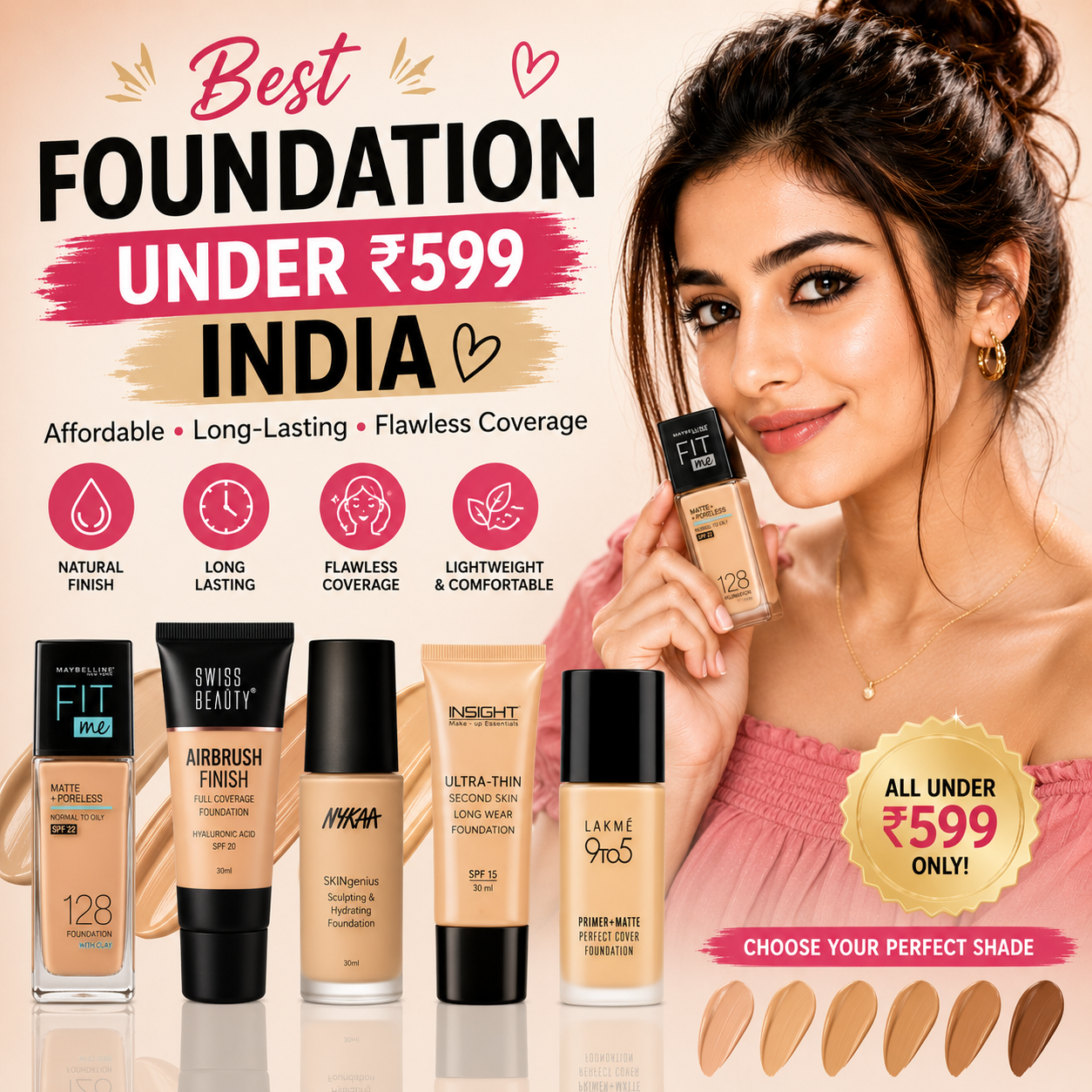 Best Foundation Under ₹599 India