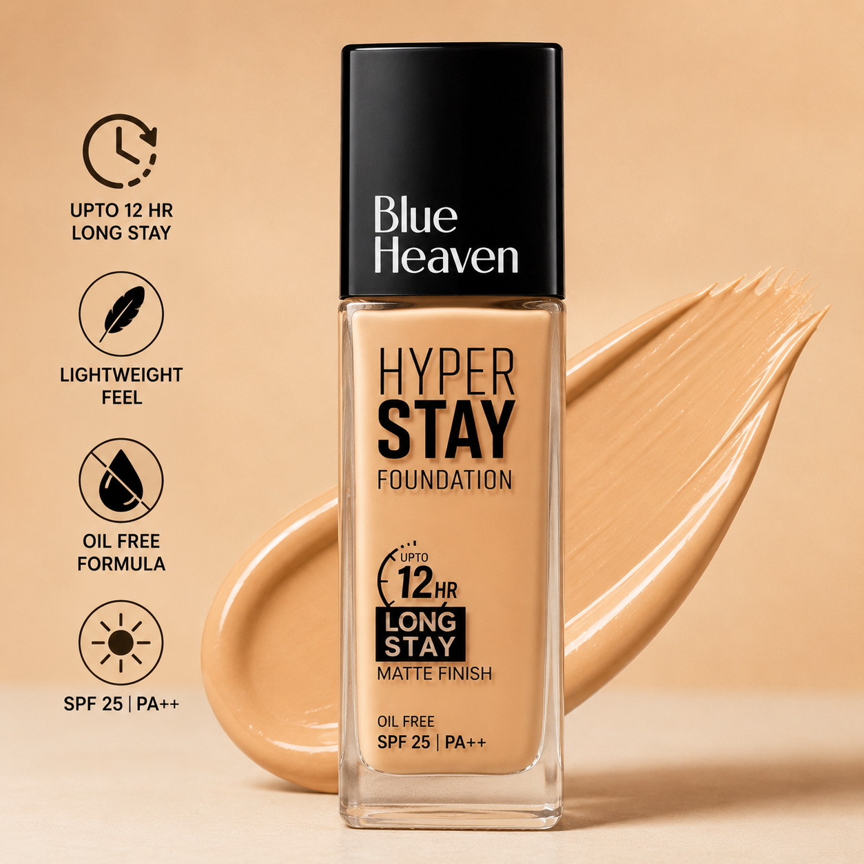 Blue Heaven Hyperstay Foundation