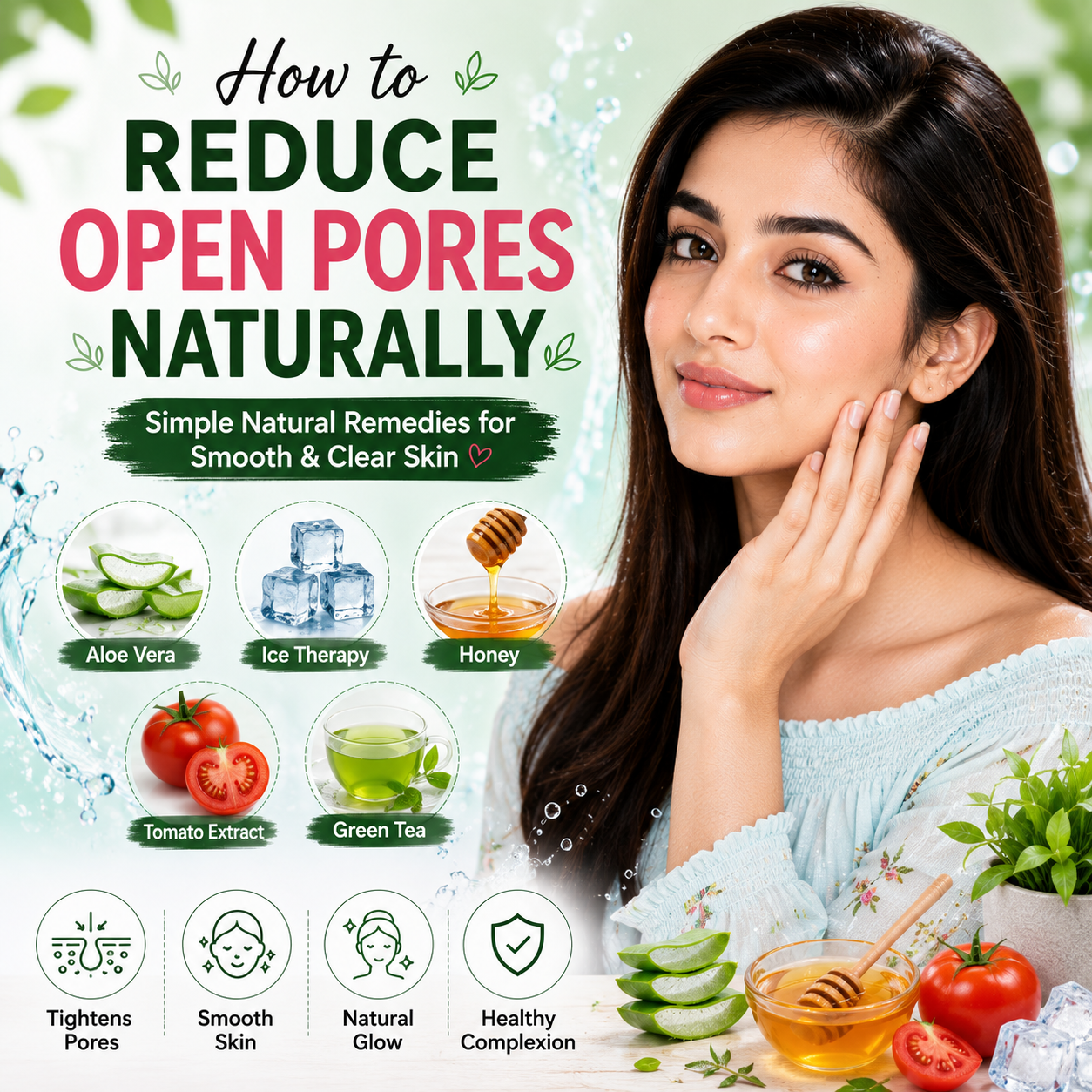 How to Reduce Open Pores Naturally