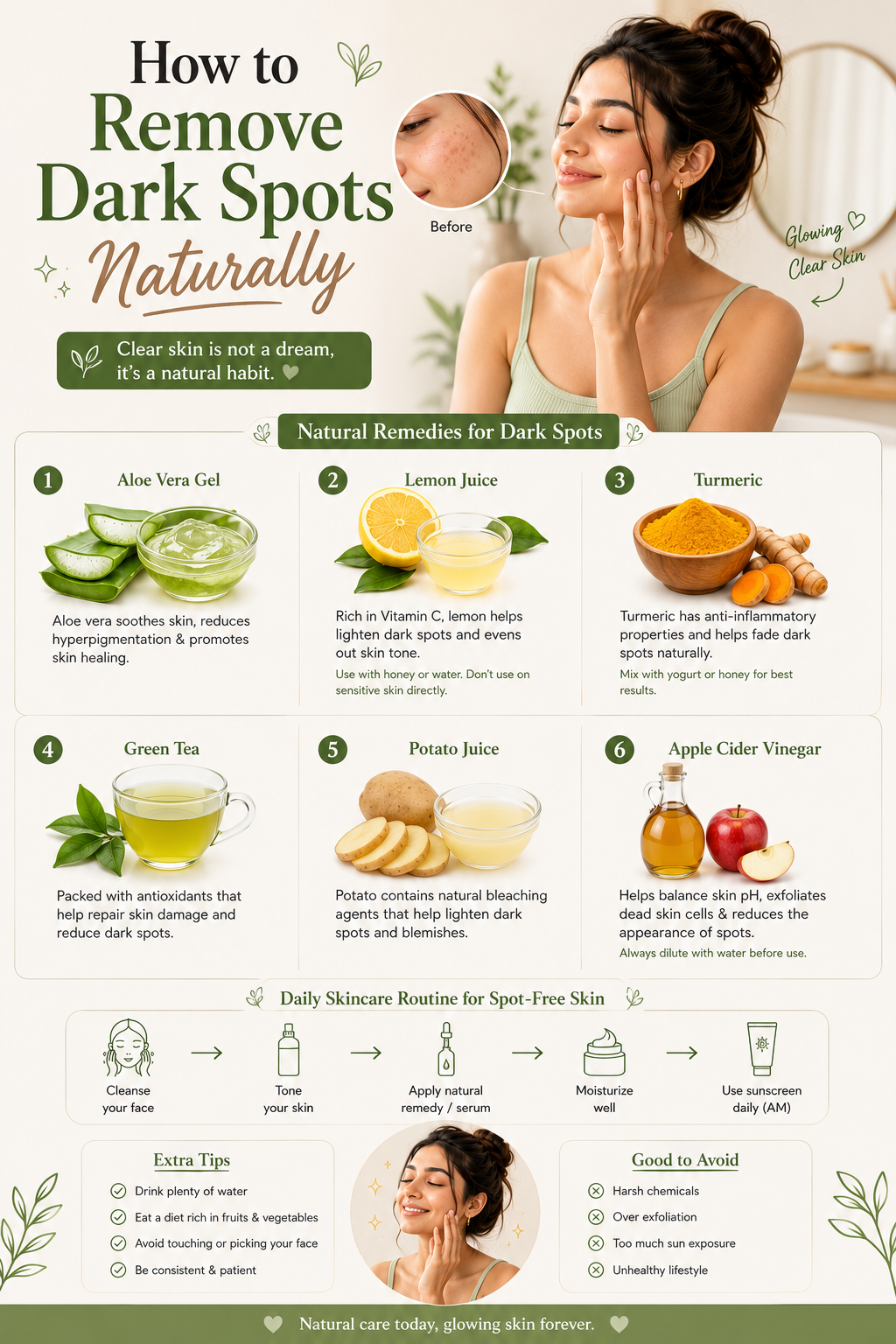 How to Remove Dark Spots Naturally