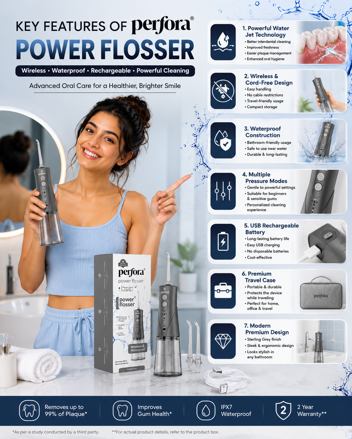 Key Features of Perfora Power Flosser