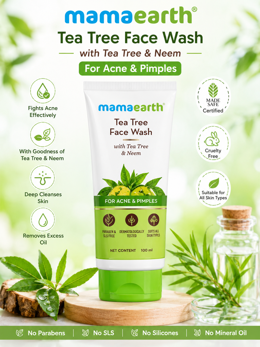 Mamaearth Tea Tree Face Wash