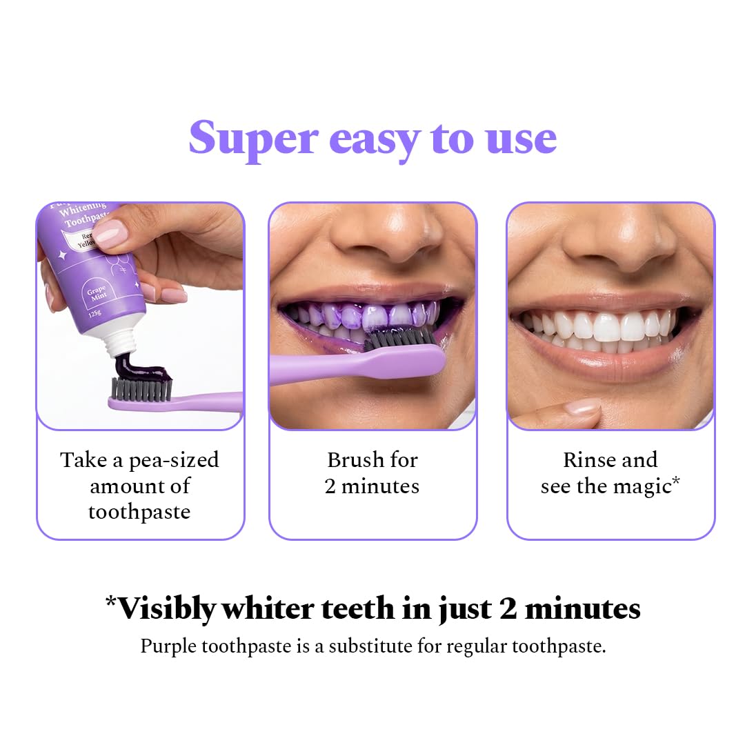 How Perfora Purple Magic Whitening Toothpaste Works