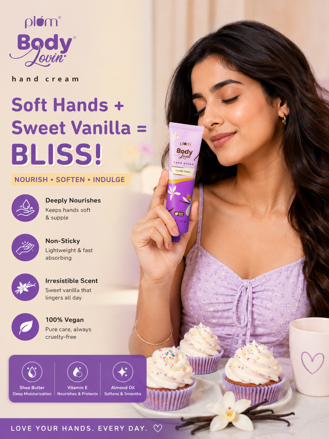 Plum BodyLovin' Vanilla Vibes Hand Cream Review