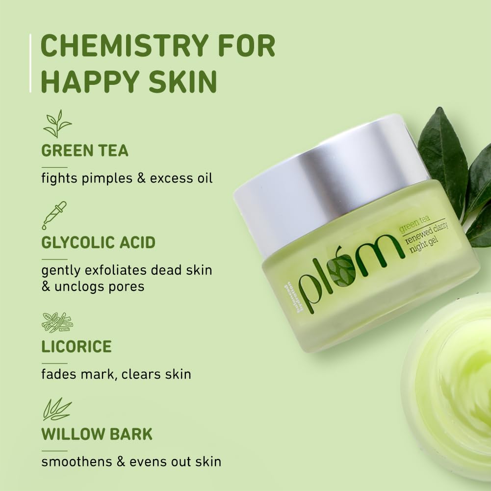 Plum Green Tea Renewed Clarity Night Gel