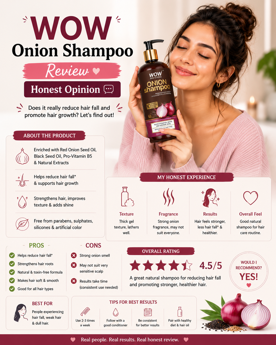 WOW Onion Shampoo Review
