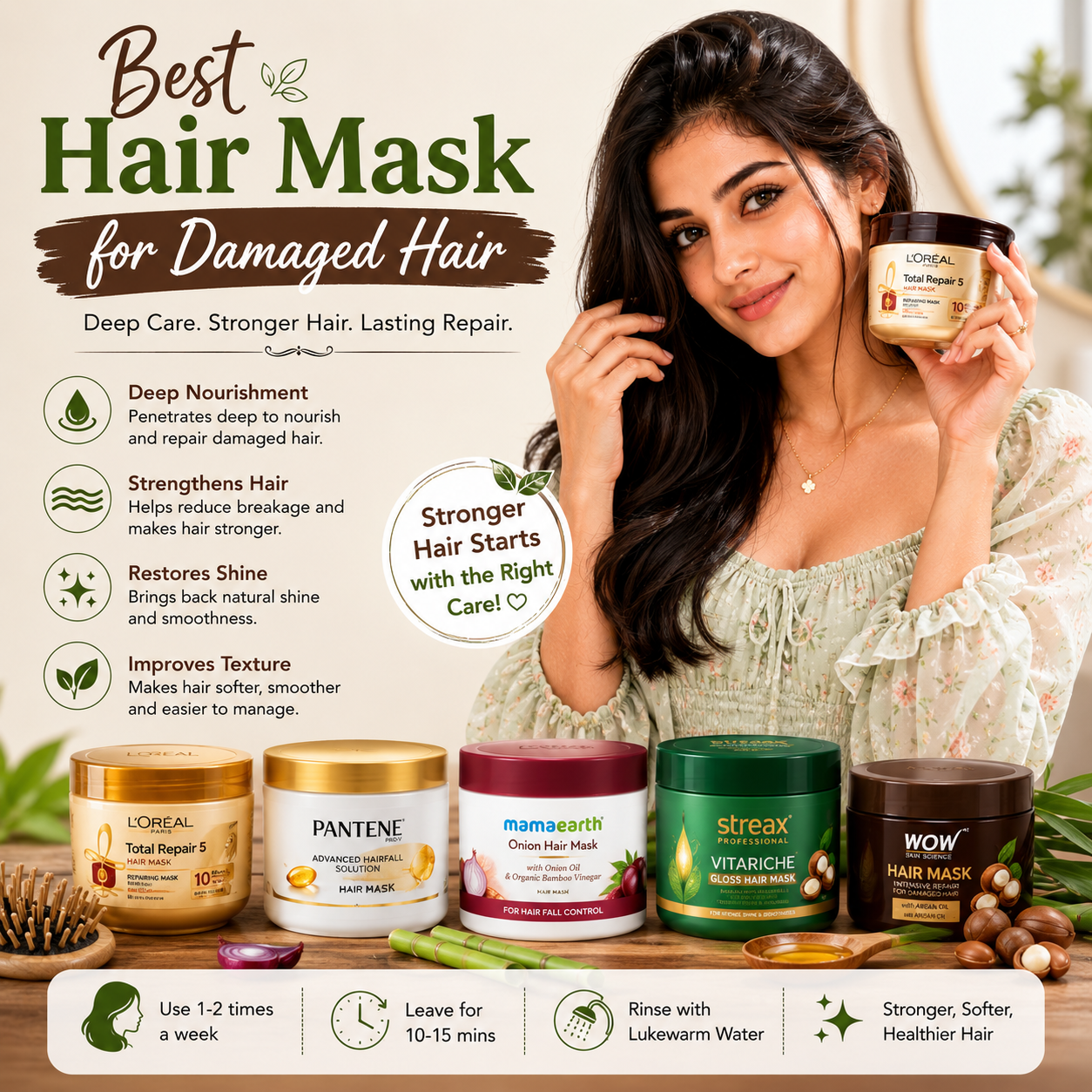 Best Hair Mask for Damaged Hair