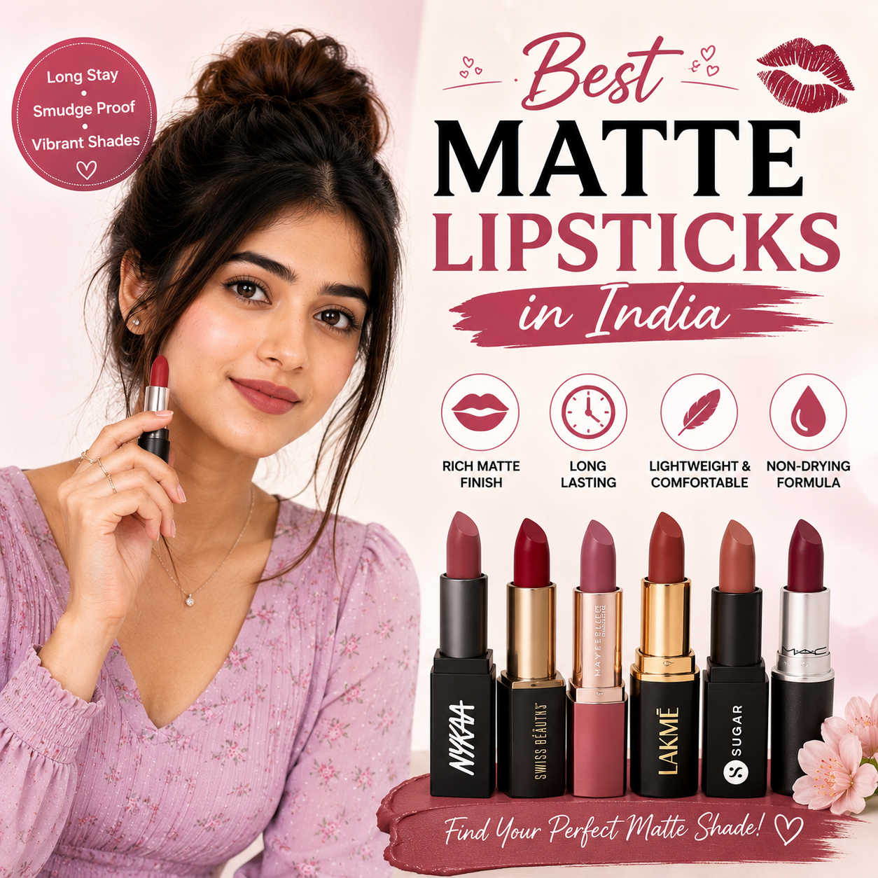 Best Matte Lipsticks in India