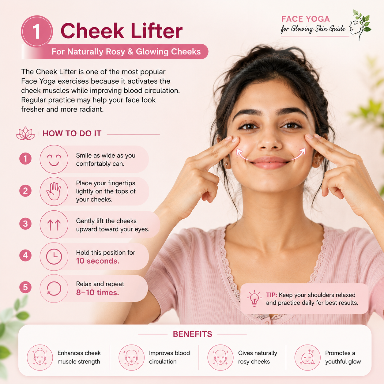 Cheek Lifter (For Naturally Rosy & Glowing Cheeks)