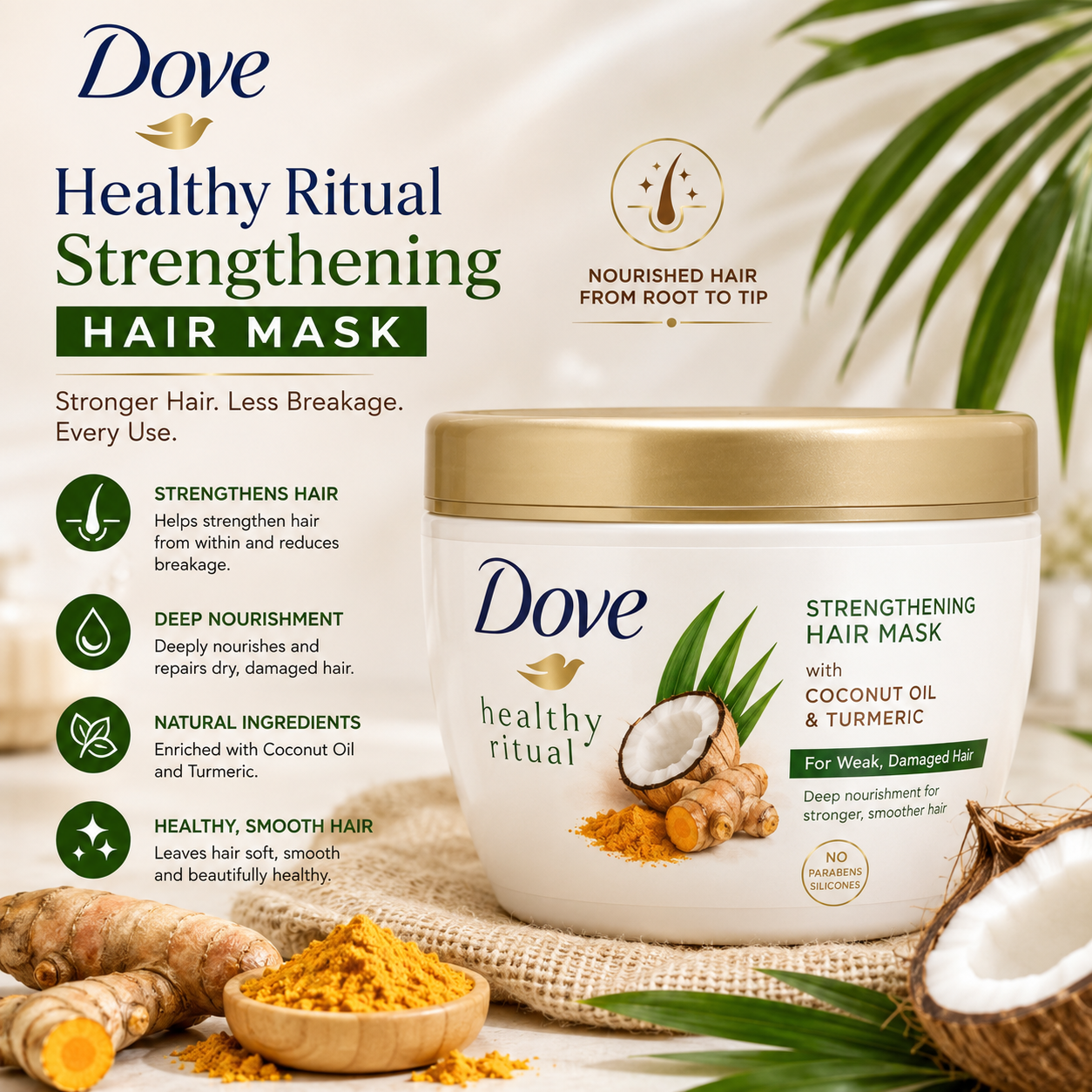 Dove Healthy Ritual Strengthening Hair Mask